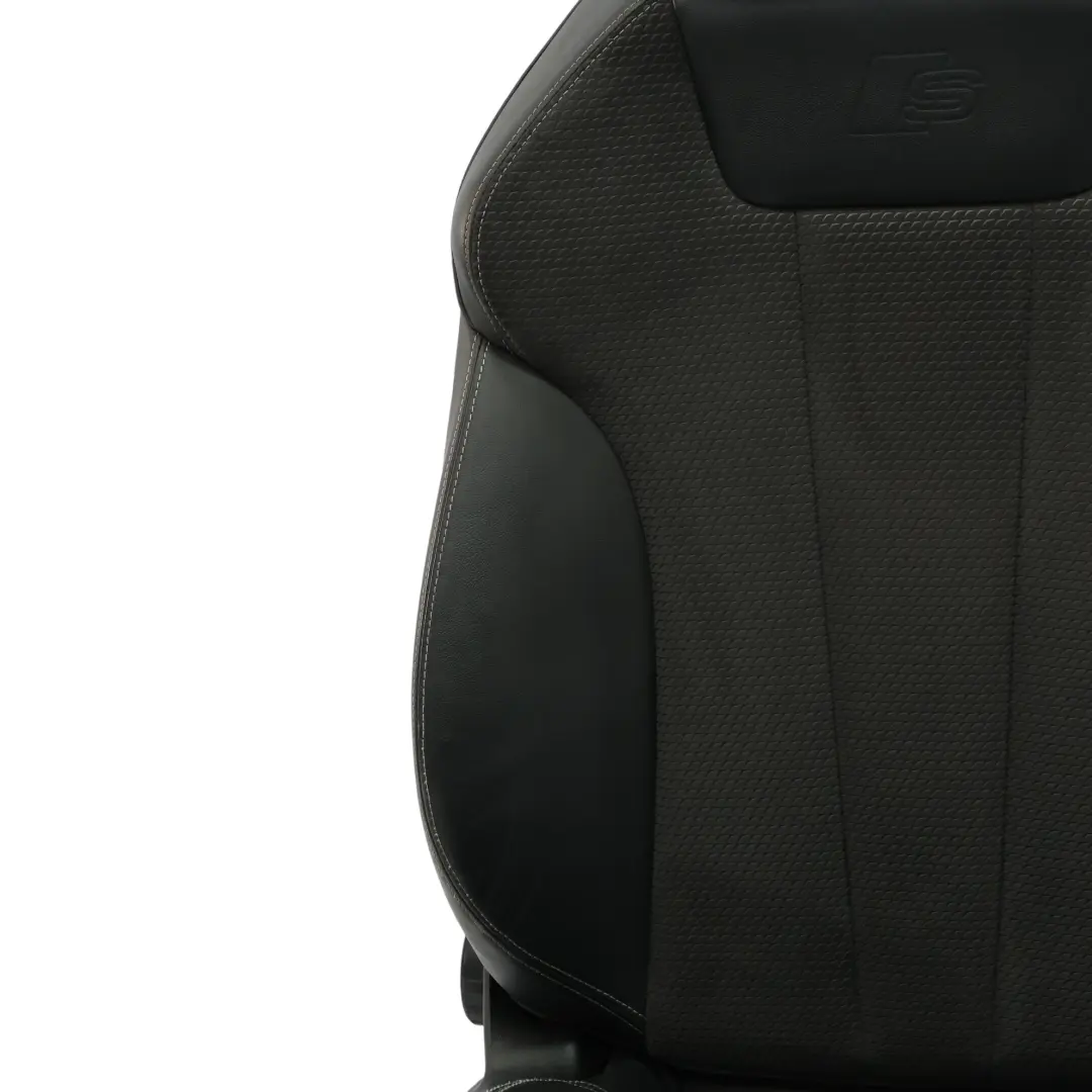 Siège Sport Avant Droit Audi A5 F5 S-Line Chauffant Cuir Alcantara Noir pour à propos du numéro de pièce 8W0881806P Siège Sport Avant Droit Audi A5 F5 S-Line Chauffant Cuir Alcantara Noir - SKU 8W0881806P-3 - Numéro de pièce 8W0881806P