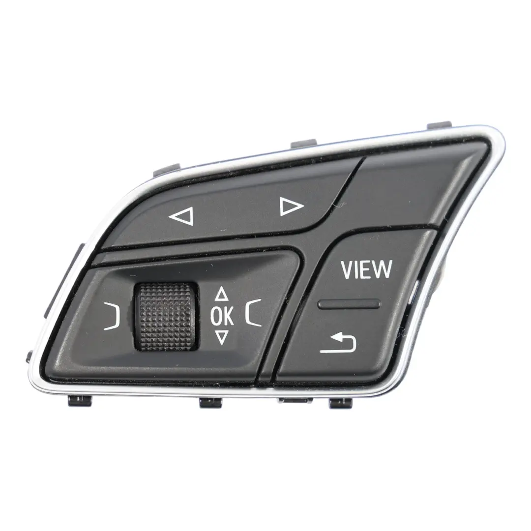 Interruttori Volante Trim Copertura Pulsante Multifunzione per Audi A5 8T con numero di parte 8W0951523F Audi A5 8T Interruttori Volante Trim Copertura Pulsante Multifunzione - SKU 8W0951523F - Numero di parte 8W0951523F