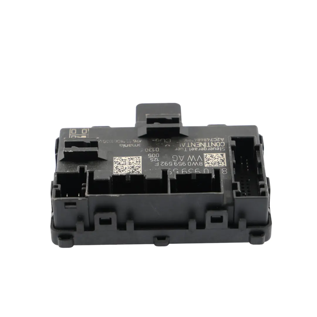 Fronttürmodul Steuergerät ECU Beifahrerseite für Audi A4 B9 A5 F5 mit Teilenummer 8W0959592H Audi A4 B9 A5 F5 Fronttürmodul Steuergerät ECU Beifahrerseite - SKU 8W0959592H - Teilenummer 8W0959592H