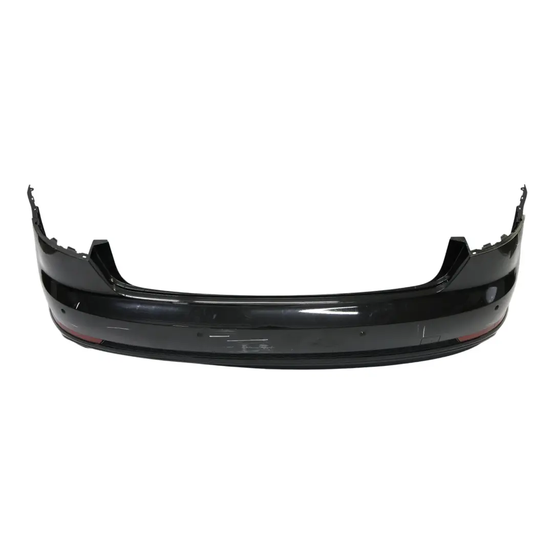 Bumper Trim Panel Covering Brilliant Black Metallic - Y9B to Audi A4 B9 Saloon Rear with Part number 8W5807067D Audi A4 B9 Saloon Rear Bumper Trim Panel Covering Brilliant Black Metallic - Y9B - SKU 8W5807067D-BBL - Part number 8W5807067D