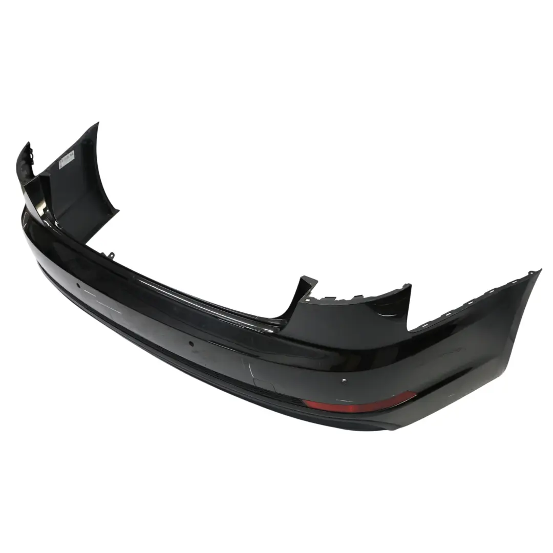 Audi A4 B9 Saloon Rear Bumper Trim Panel Covering Brilliant Black Metallic - Y9B - SKU 8W5807067D-BBL - Part number 8W5807067D