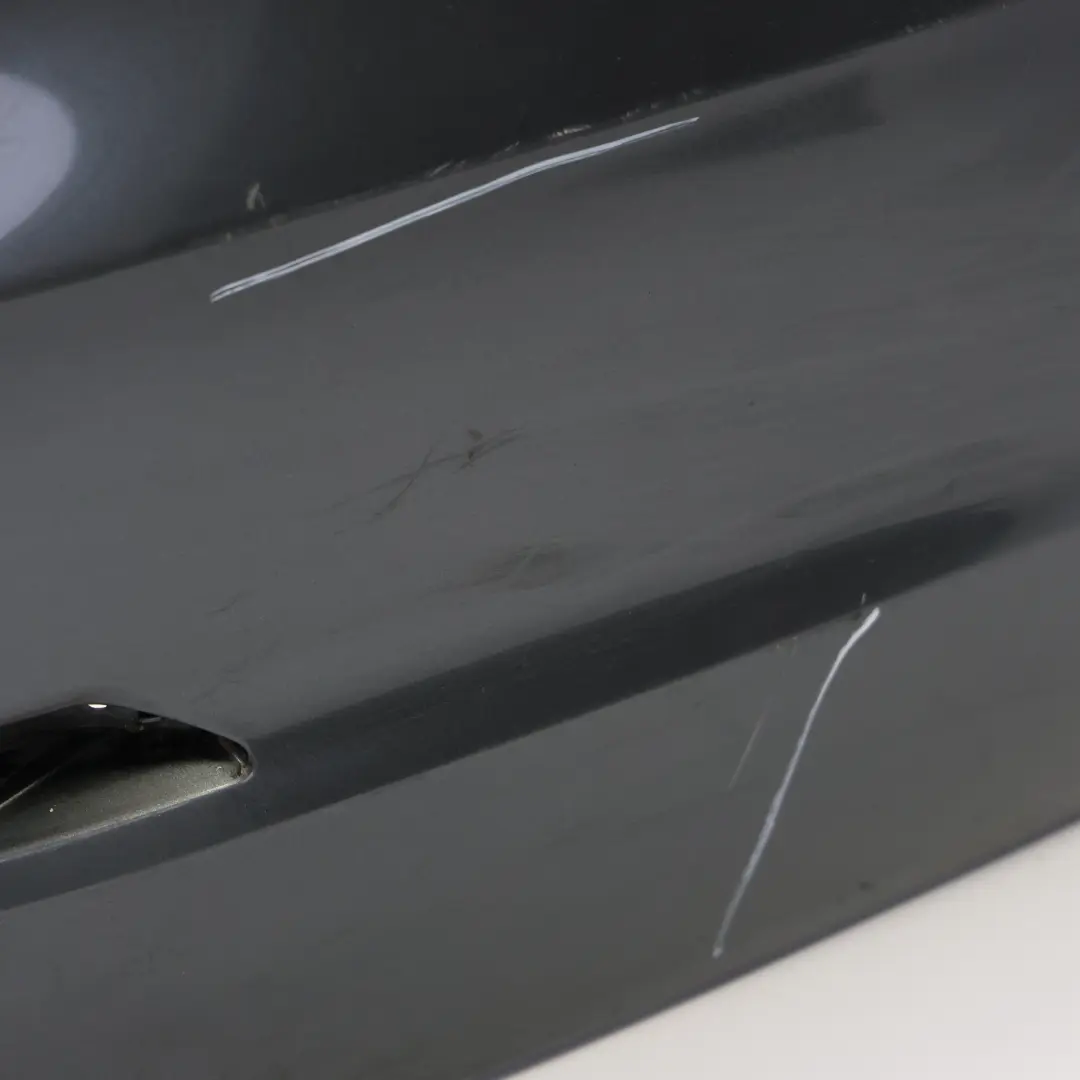 Bumper Trim Panel Covering Daytona Grey Pearl Effect - Z7S to Audi A4 B9 Rear with Part number 8W9807067D Audi A4 B9 Rear Bumper Trim Panel Covering Daytona Grey Pearl Effect - Z7S - SKU 8W9807067D-DGR - Part number 8W9807067D