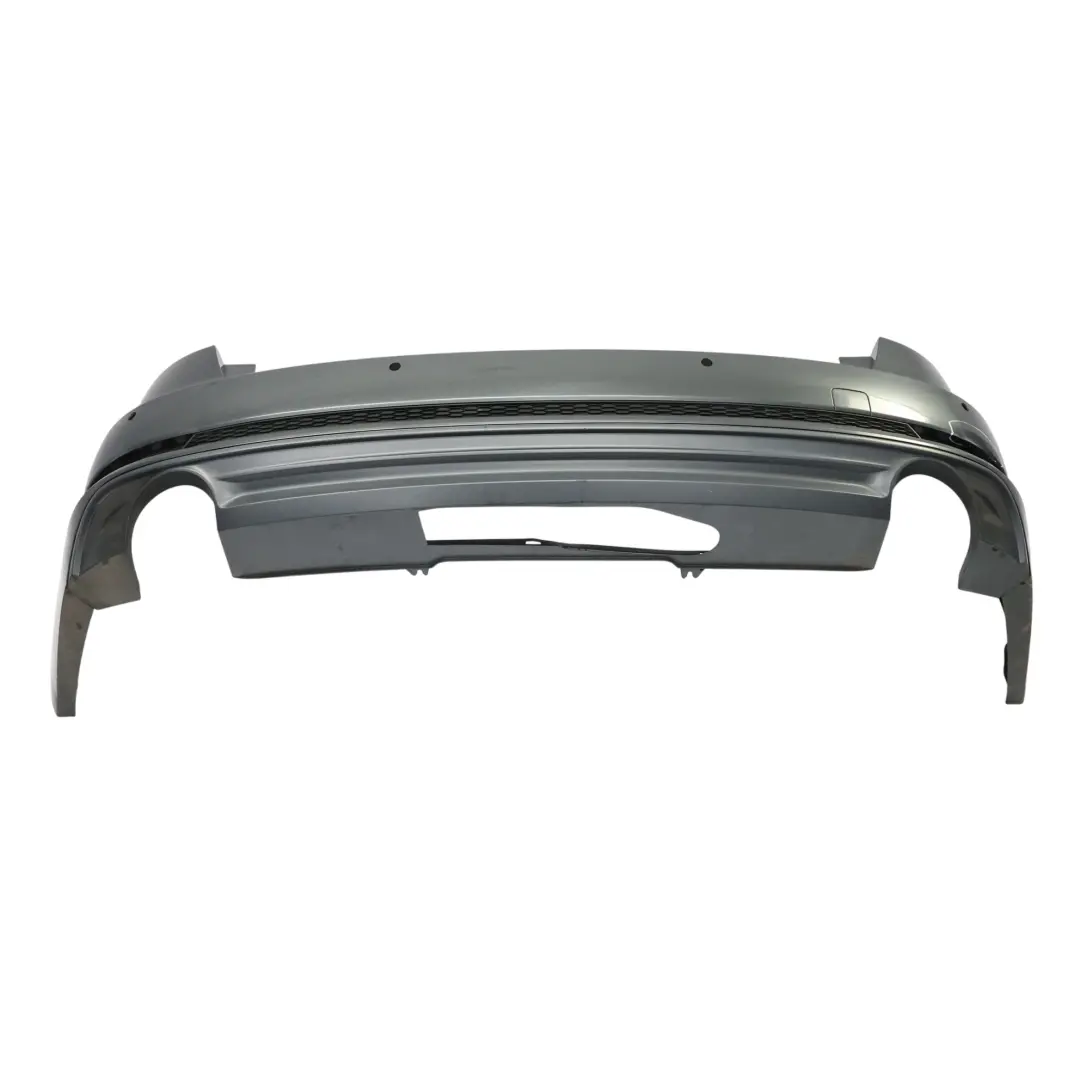 Bumper Trim Panel Covering Daytona Grey Pearl Effect - Z7S to Audi A4 B9 Rear with Part number 8W9807067D Audi A4 B9 Rear Bumper Trim Panel Covering Daytona Grey Pearl Effect - Z7S - SKU 8W9807067D-DGR - Part number 8W9807067D