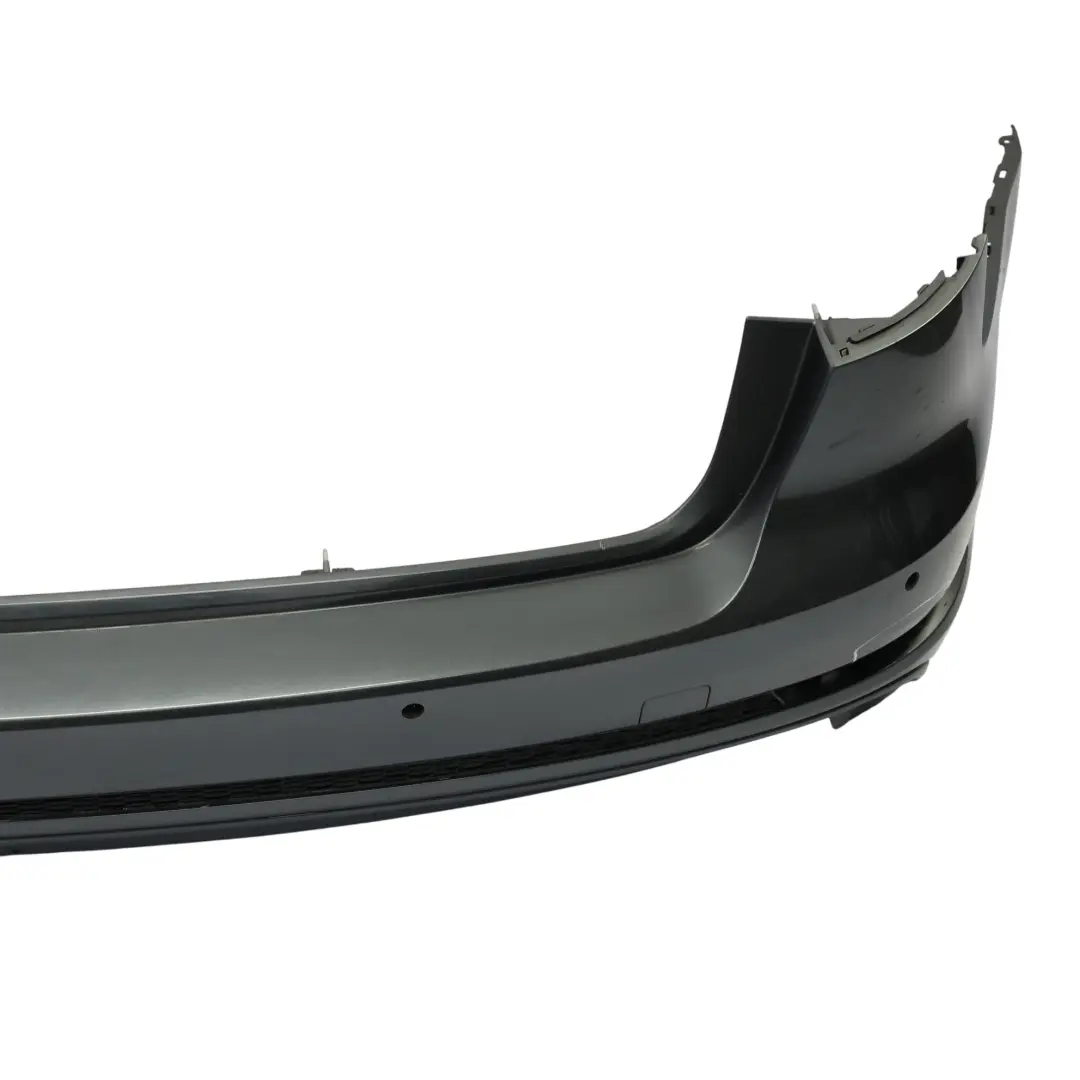 Bumper Trim Panel Covering Daytona Grey Pearl Effect - Z7S to Audi A4 B9 Rear with Part number 8W9807067D Audi A4 B9 Rear Bumper Trim Panel Covering Daytona Grey Pearl Effect - Z7S - SKU 8W9807067D-DGR - Part number 8W9807067D