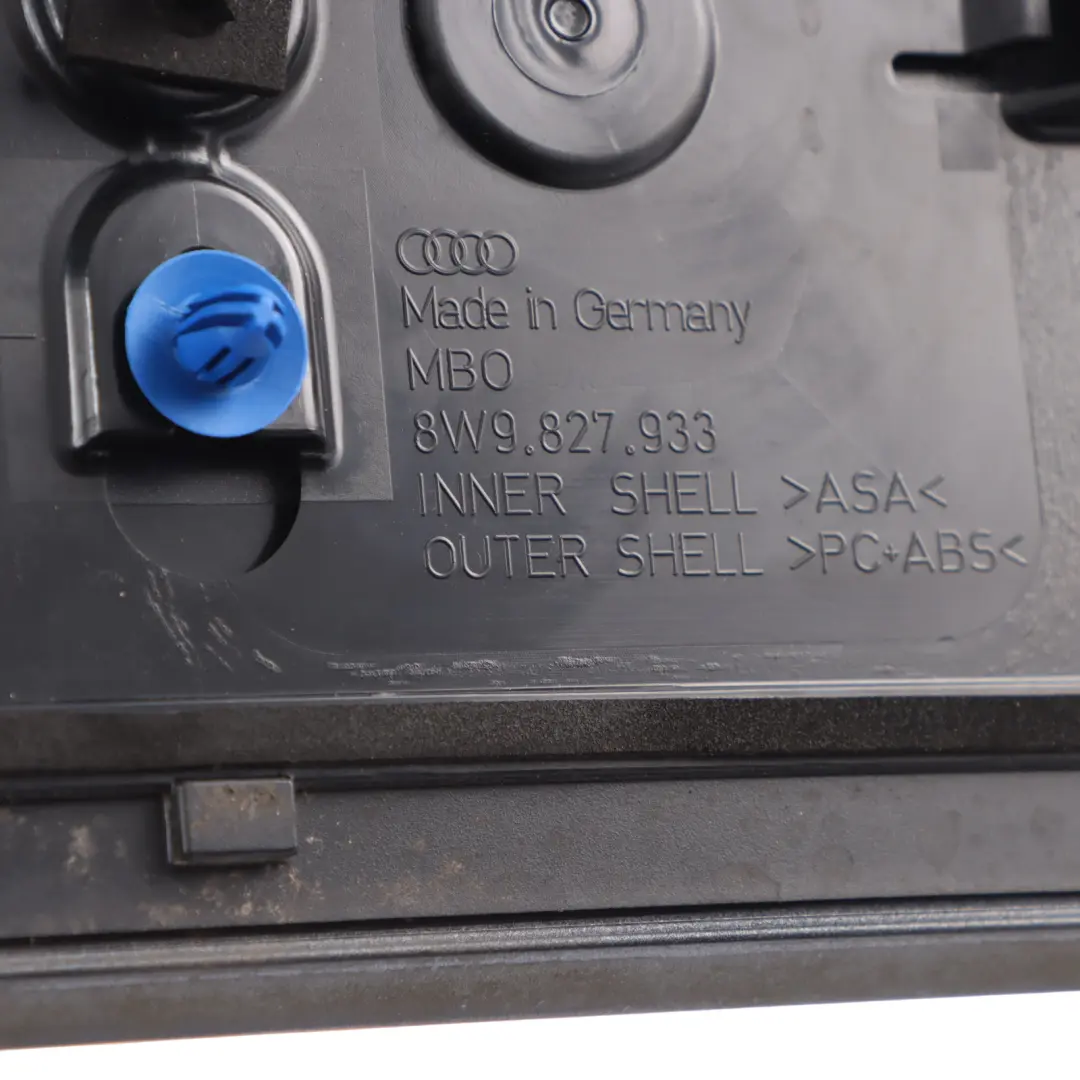 Boot Tailgate Spoiler Trim Daytona Grey - Z7S to Audi A4 B9 Avant Rear with Part number 8W9827933 Audi A4 B9 Avant Rear Boot Tailgate Spoiler Trim Daytona Grey - Z7S - SKU 8W9827933-DGR - Part number 8W9827933