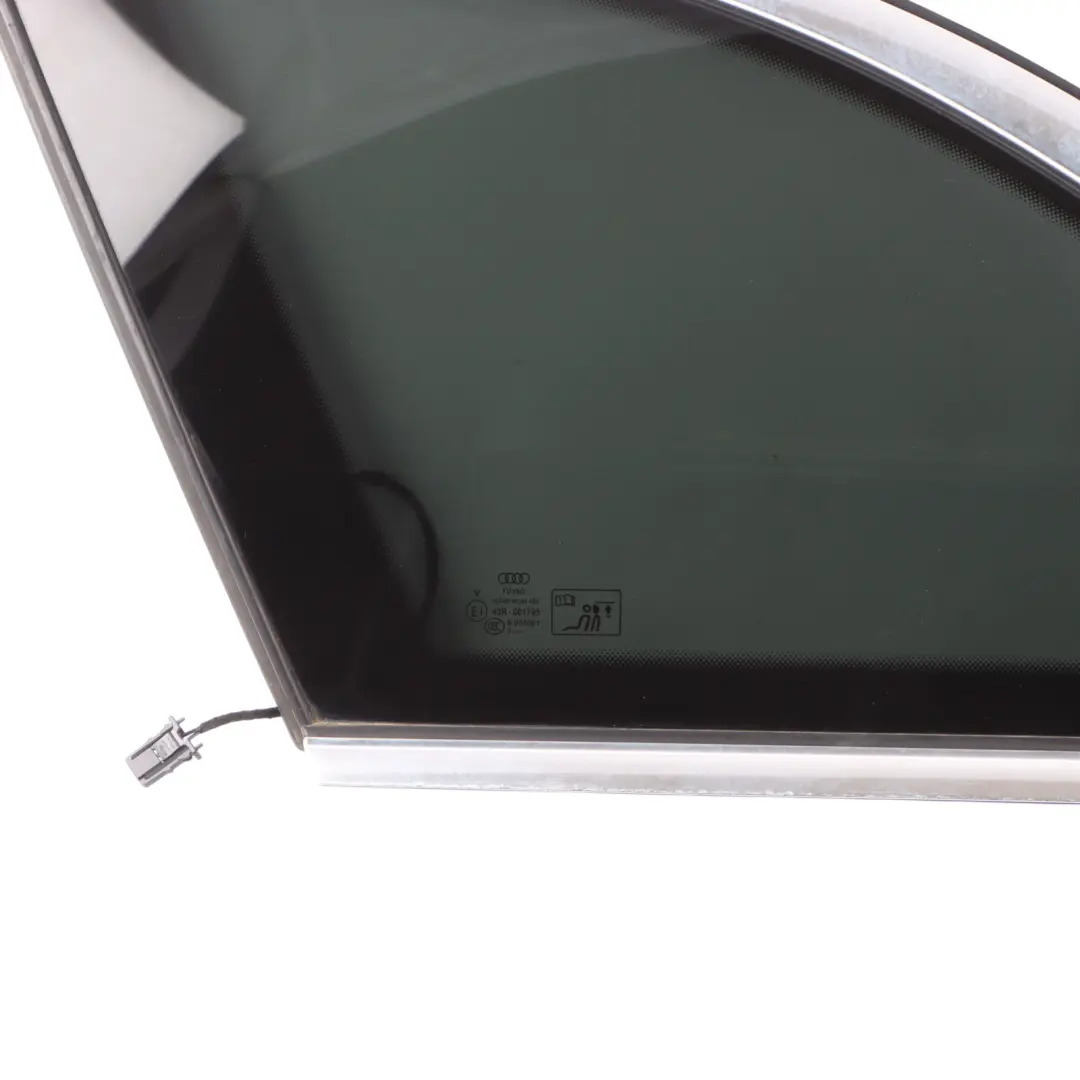 Side Quarter Triangle Window AS3 Left N/S to Audi A4 B9 Rear with Part number 8W9845297G Audi A4 B9 Rear Side Quarter Triangle Window AS3 Left N/S - SKU 8W9845297G - Part number 8W9845297G