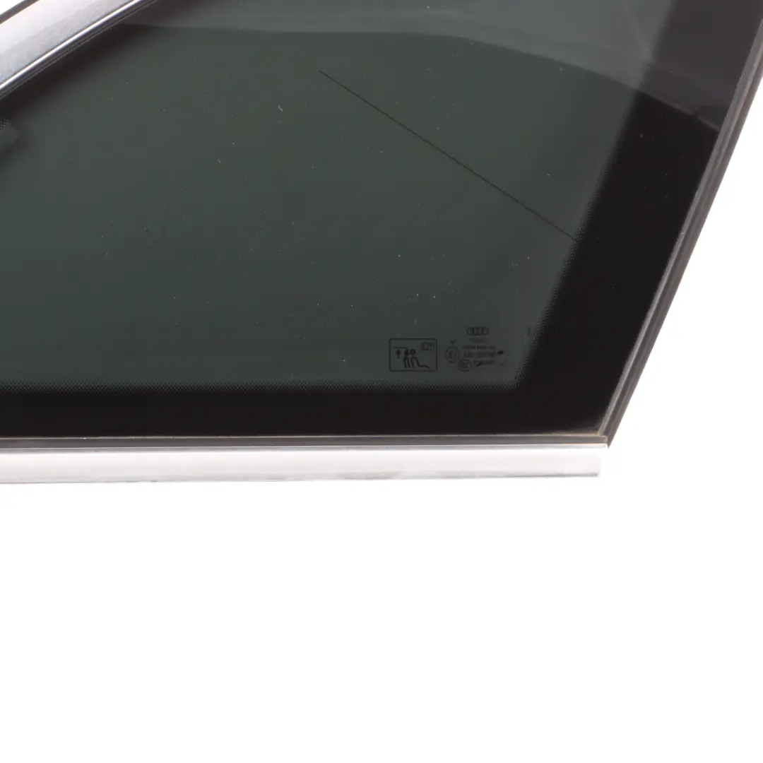 Quarter Triangle Window Glass Rear Right O/S AS2 to Audi A4 B9 Allroad with Part number 8W9845298Q Audi A4 B9 Allroad Quarter Triangle Window Glass Rear Right O/S AS2 - SKU 8W9845298Q - Part number 8W9845298Q