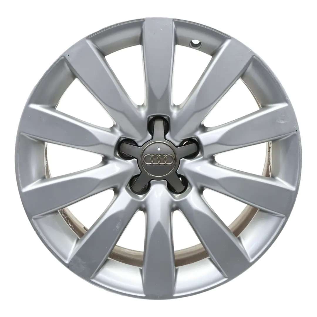 Cerchio In Lega Argento 16" 7J ET34 A 10 Razze per Audi A1 8X con numero di parte 8X0601025G Audi A1 8X Cerchio In Lega Argento 16" 7J ET34 A 10 Razze - SKU 8X0601025G-1 - Numero di parte 8X0601025G