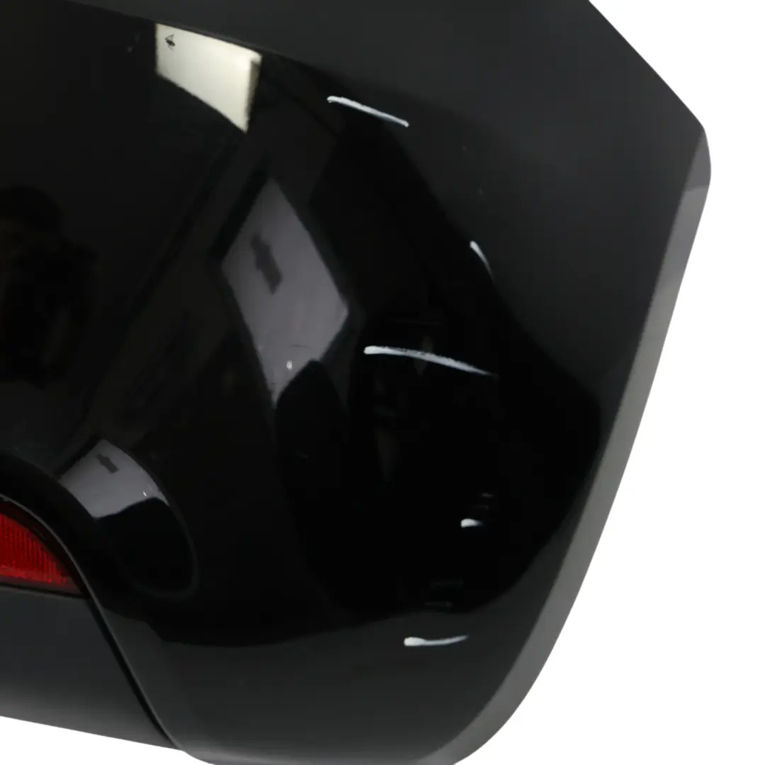 Bumper Trim Panel Covering Brilliant Black Metallic - Y9B to Audi A1 8X Rear with Part number 8X0807067 Audi A1 8X Rear Bumper Trim Panel Covering Brilliant Black Metallic - Y9B - SKU 8X0807067-BBL - Part number 8X0807067