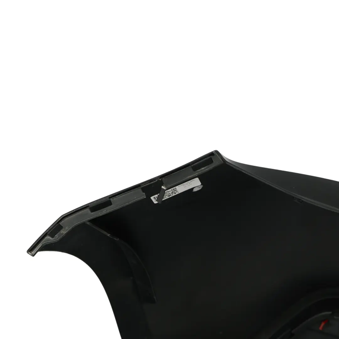 Bumper Trim Panel Covering Brilliant Black Metallic - Y9B to Audi A1 8X Rear with Part number 8X0807067 Audi A1 8X Rear Bumper Trim Panel Covering Brilliant Black Metallic - Y9B - SKU 8X0807067-BBL - Part number 8X0807067