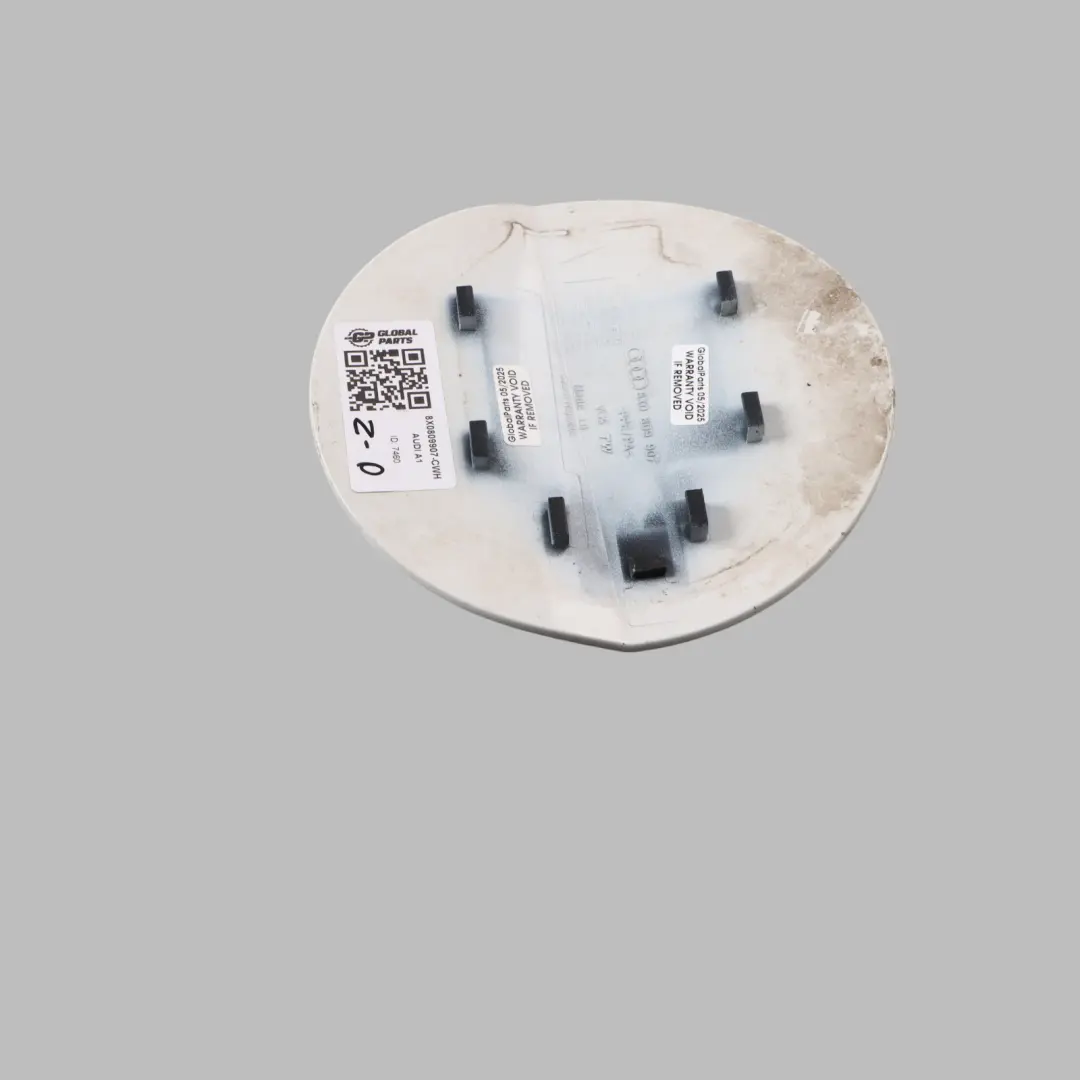 Fill In Flap Cap Covering Panel Cortina White - B9A to Audi A1 8X Fuel with Part number 8X0809907 Audi A1 8X Fuel Fill In Flap Cap Covering Panel Cortina White - B9A - SKU 8X0809907-CWH - Part number 8X0809907
