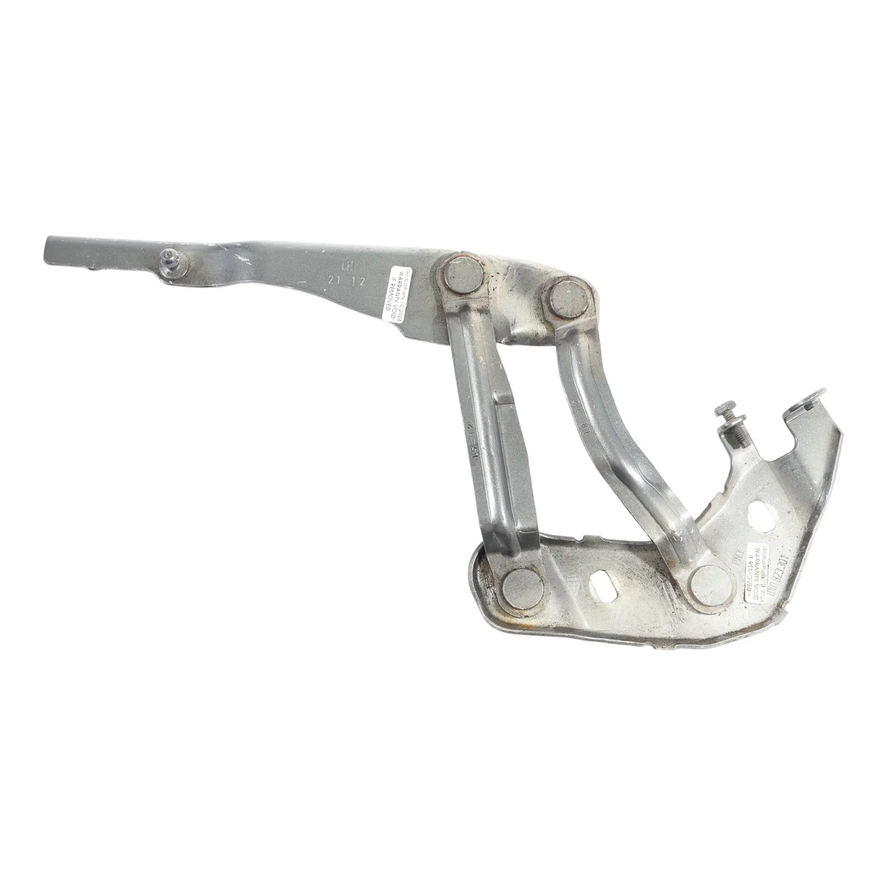 Audi A1 8X Front Hood Hinge Left N/S Daytona Grey Pearl Effect - Z7S 8X0823301