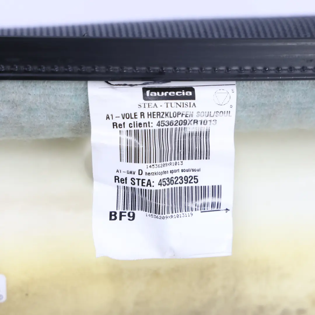 Audi A1 8X 3D Front Seat Back Rest Backrest Right O/S - SKU 8X0881806K - Part number 8X0881806K
