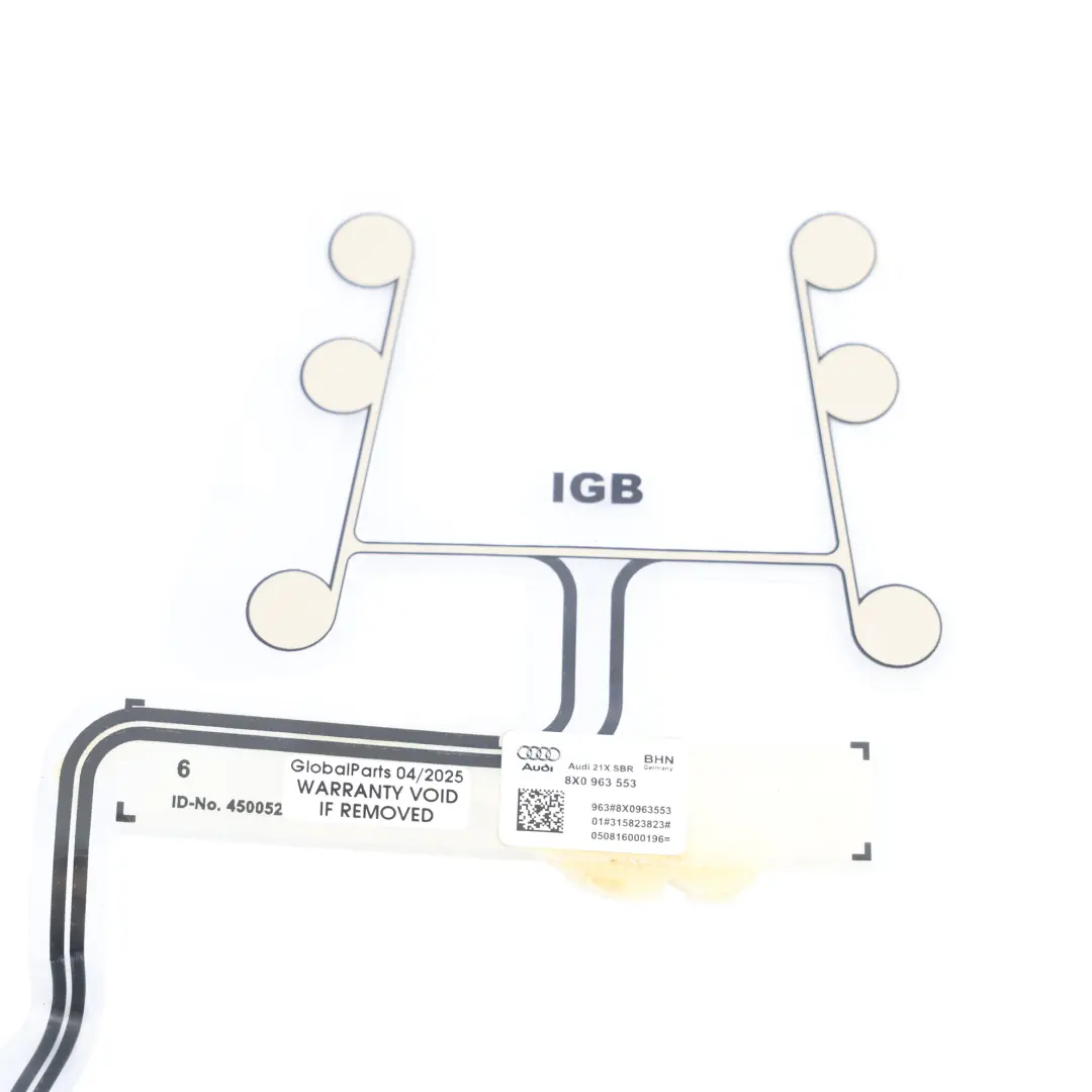 Audi A1 8X Belegung Matte Beifahrer Sitz Sensor Steuergerät - SKU 8X0963553 - Teilenummer 8X0963553