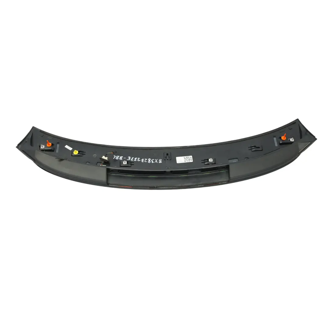 Spoiler Portellone Posteriore Bagagliaio Nero Brillante - Y9B per Audi A1 8X con numero di parte 8X3827933E Audi A1 8X Spoiler Portellone Posteriore Bagagliaio Nero Brillante - Y9B - SKU 8X3827933E-BBL - Numero di parte 8X3827933E