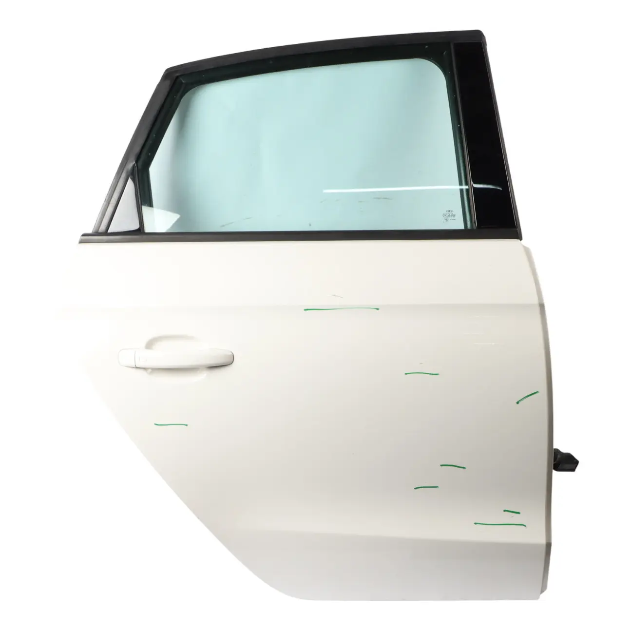 Audi A1 8X Door Rear Right O/S Covering Panel Cortina White - B9A 