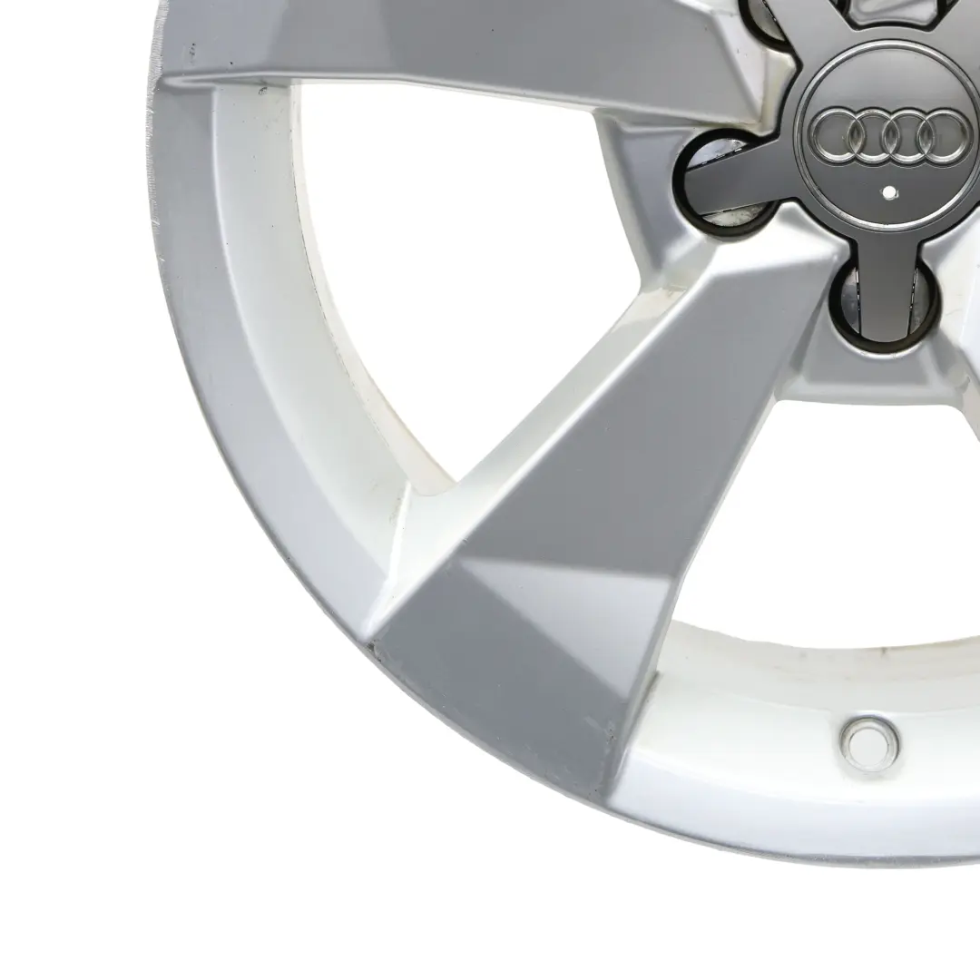 Alloy Wheel Rim 16" 7J ET:34 Star Spoke to Audi A1 8X Silver with Part number 8XA601025A Audi A1 8X Silver Alloy Wheel Rim 16" 7J ET:34 Star Spoke - SKU 8XA601025A-1 - Part number 8XA601025A