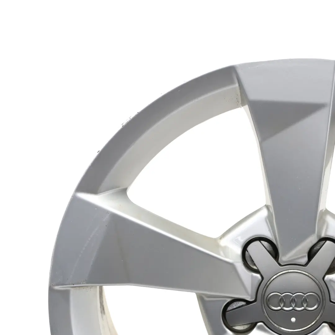 Alloy Wheel Rim 16" 7J ET:34 Star Spoke to Audi A1 8X Silver with Part number 8XA601025A Audi A1 8X Silver Alloy Wheel Rim 16" 7J ET:34 Star Spoke - SKU 8XA601025A-2 - Part number 8XA601025A