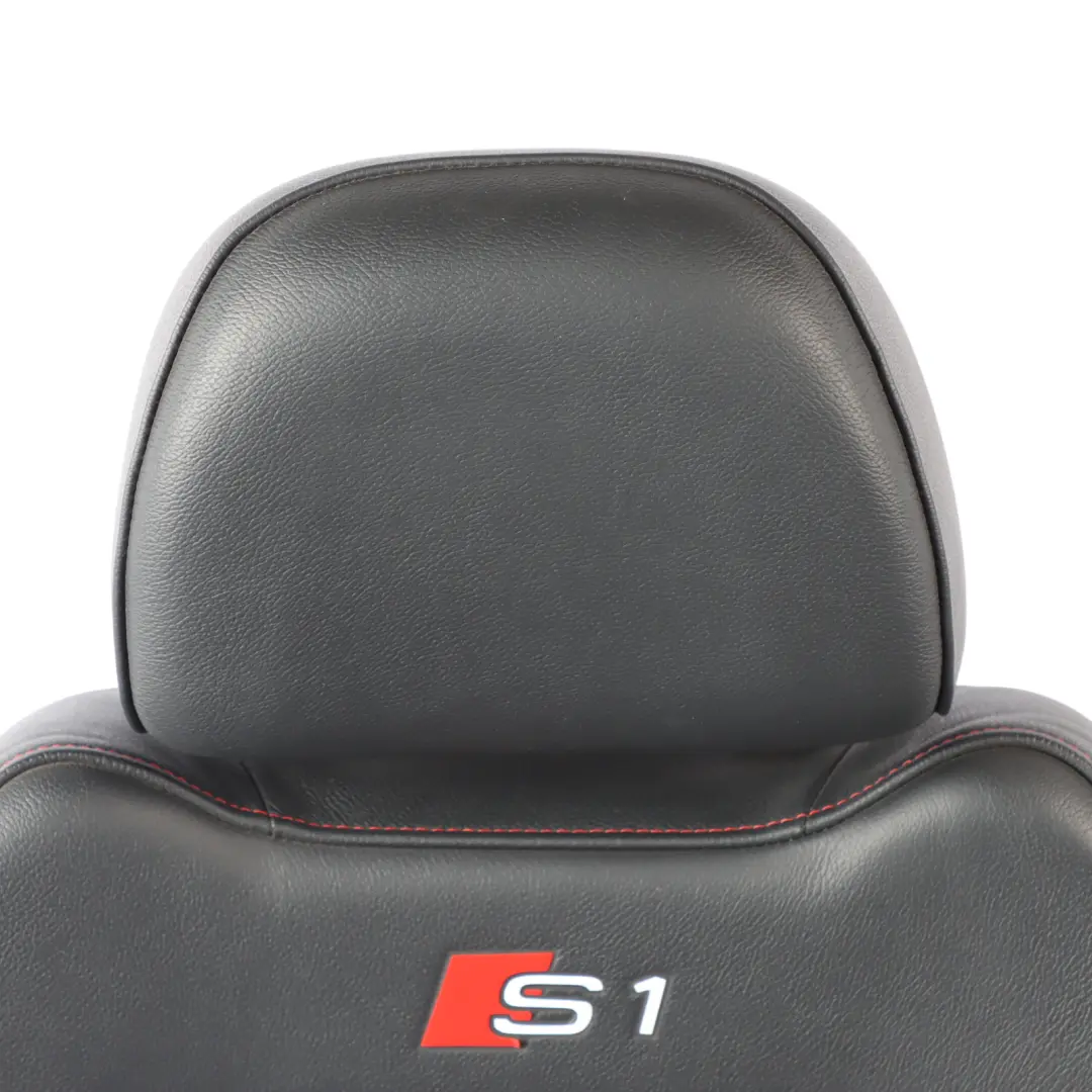 5D Front Sport Seat Right O/S Heated Half Leather Soul Black Red to Audi S1 8X with Part number 8XG881806 Audi S1 8X 5D Front Sport Seat Right O/S Heated Half Leather Soul Black Red - SKU 8XG881806-1 - Part number 8XG881806