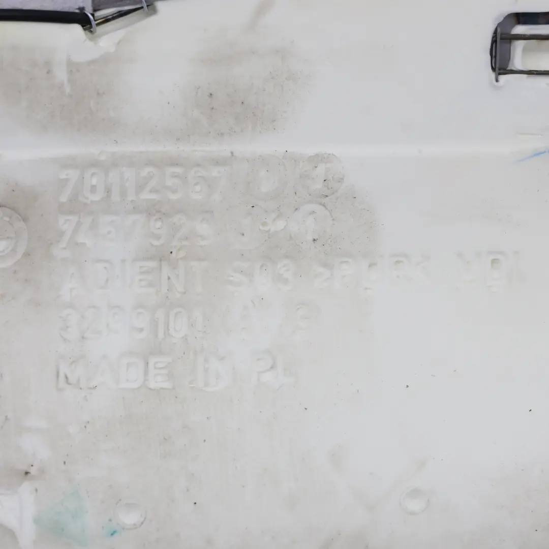 Bench Seat Couch Interior Cover Red Leather Dakota Grey Seam to BMW F40 Rear with Part number 9108278 BMW F40 Rear Bench Seat Couch Interior Cover Red Leather Dakota Grey Seam - SKU 9108278 - Part number 9108278