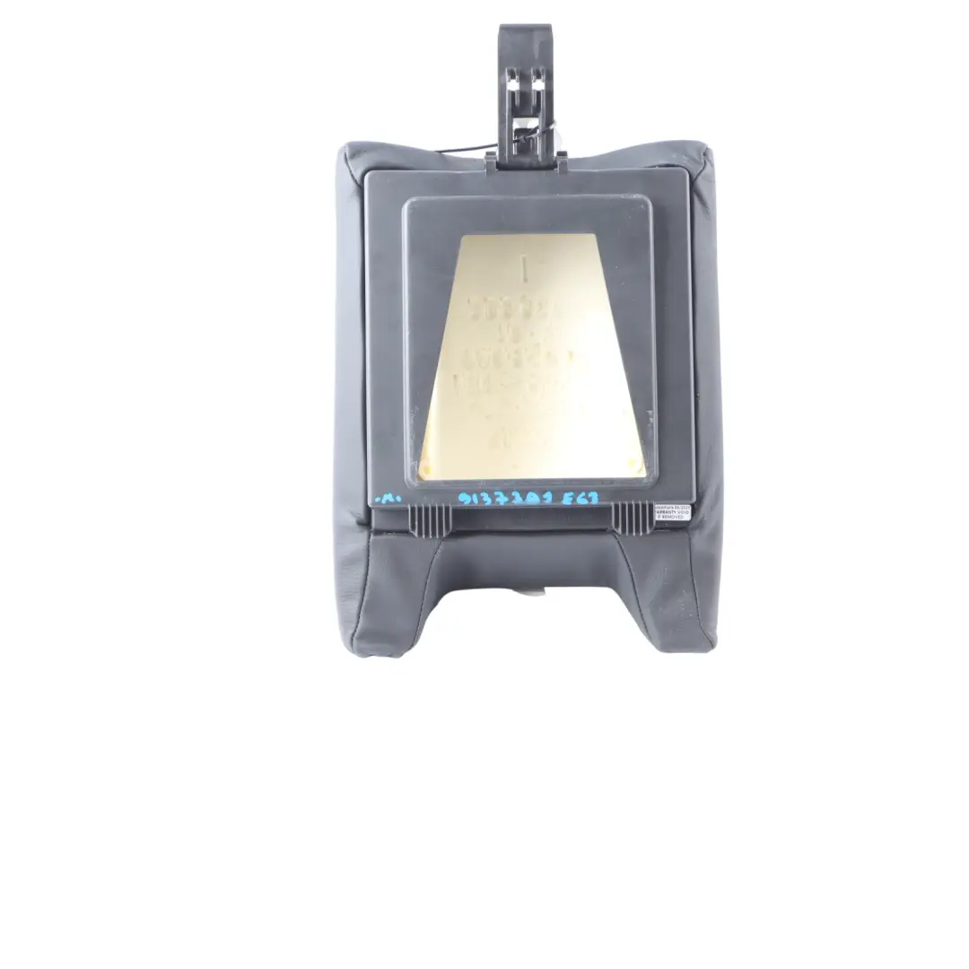 BMW E63 E64 Cubierta Apoyabrazos Asiento Trasero Centro Negro - SKU 9137391 - Número de pieza 9137391