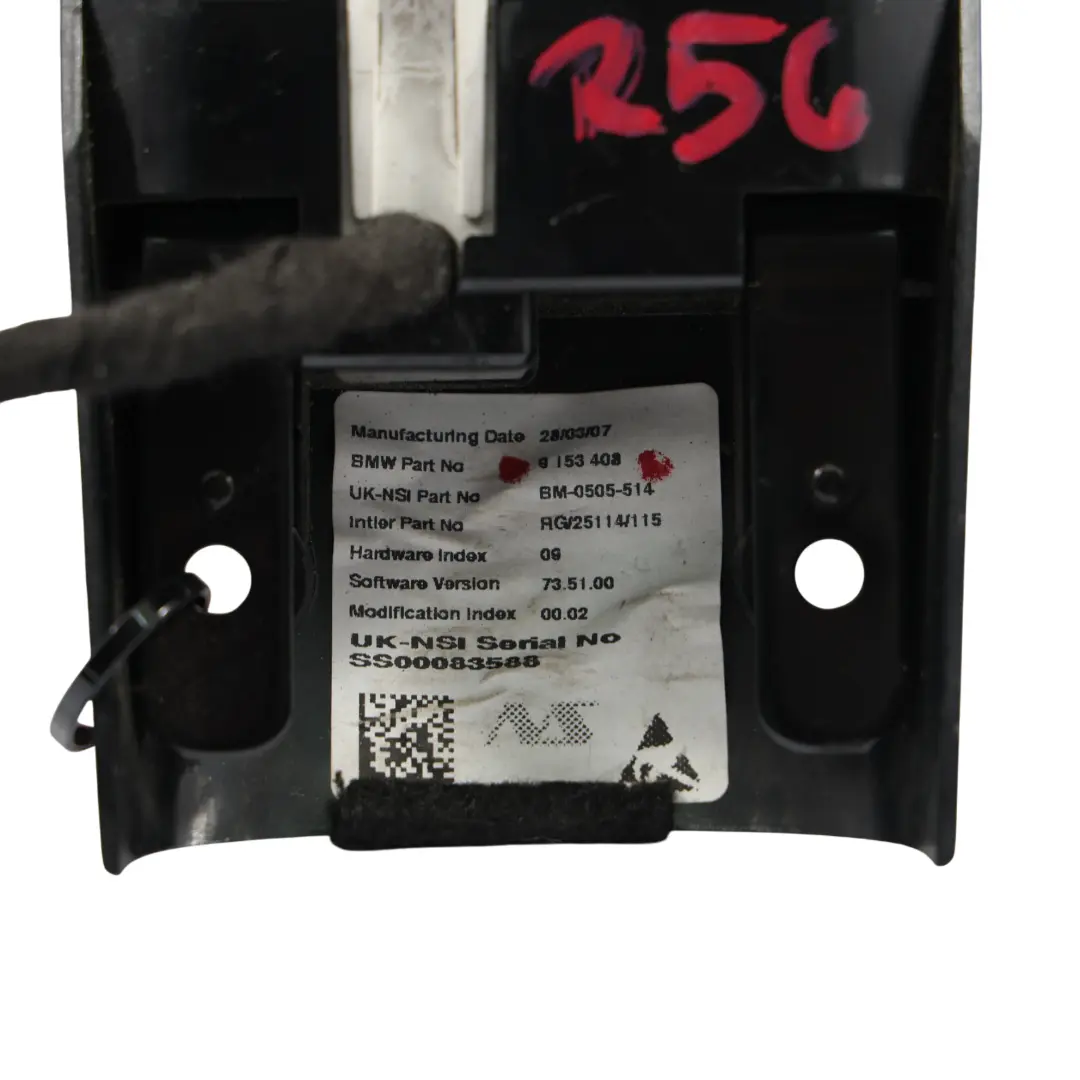 Tacómetro Cuentarrevoluciones Reloj Cromo para Mini R56 con número de pieza 9153408 Mini R56 Tacómetro Cuentarrevoluciones Reloj Cromo - SKU 9153408 - Número de pieza 9153408