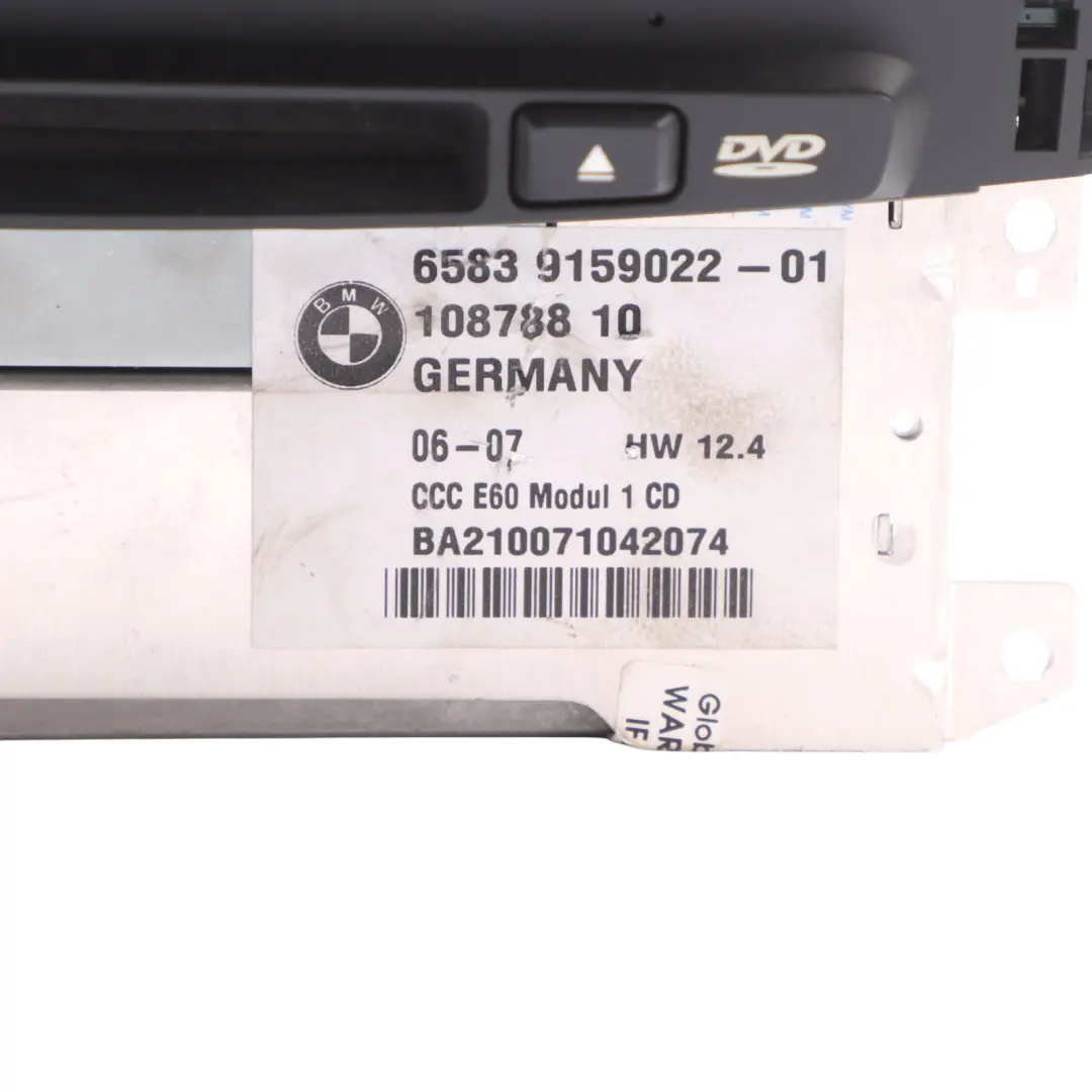 Professional CCC Navigation System Controller DAMAGE to BMW E60 E61 E63 with Part number 9156230 BMW E60 E61 E63 Professional CCC Navigation System Controller DAMAGE - SKU 9156230-1 - Part number 9156230