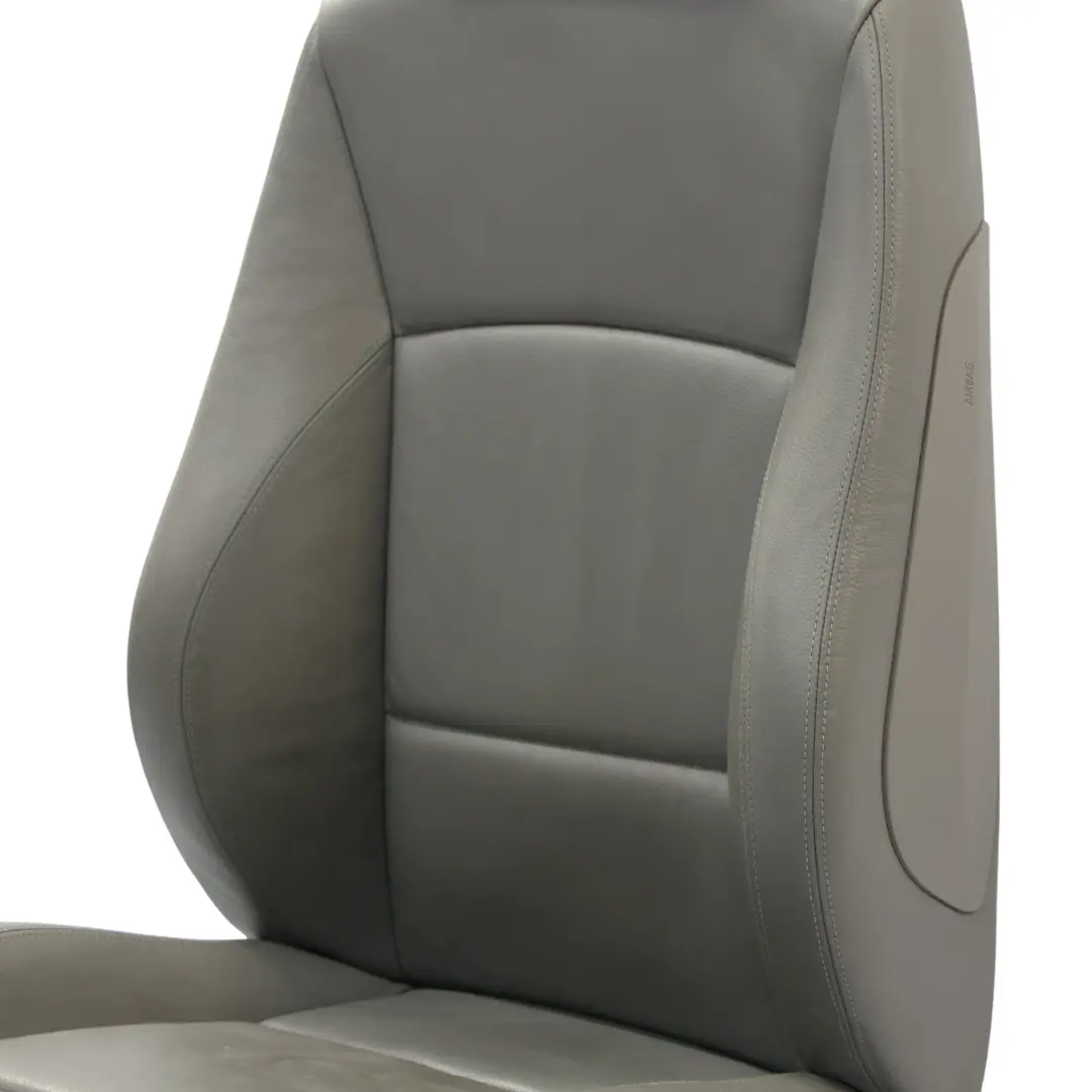 Siège Avant Gauche Sport En Cuir Intérieur Dakota Grey pour BMW E90 E91 à propos du numéro de pièce 9156455 BMW E90 E91 Siège Avant Gauche Sport En Cuir Intérieur Dakota Grey - SKU 9156455-1 - Numéro de pièce 9156455