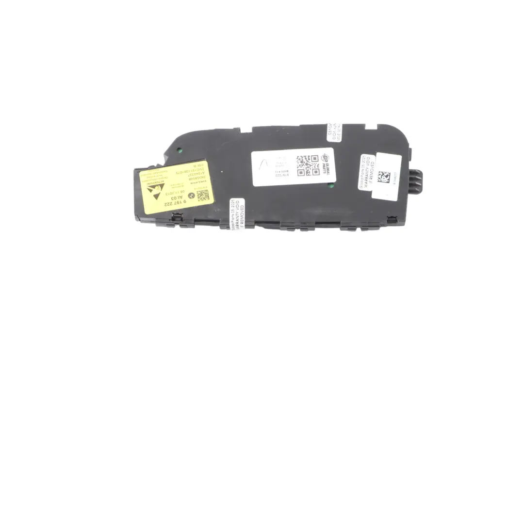 BMW F06 F12 F13 Front Sport Seat Adjustment Switch Panel Right O/S - SKU 9197222 - Part number 9197222