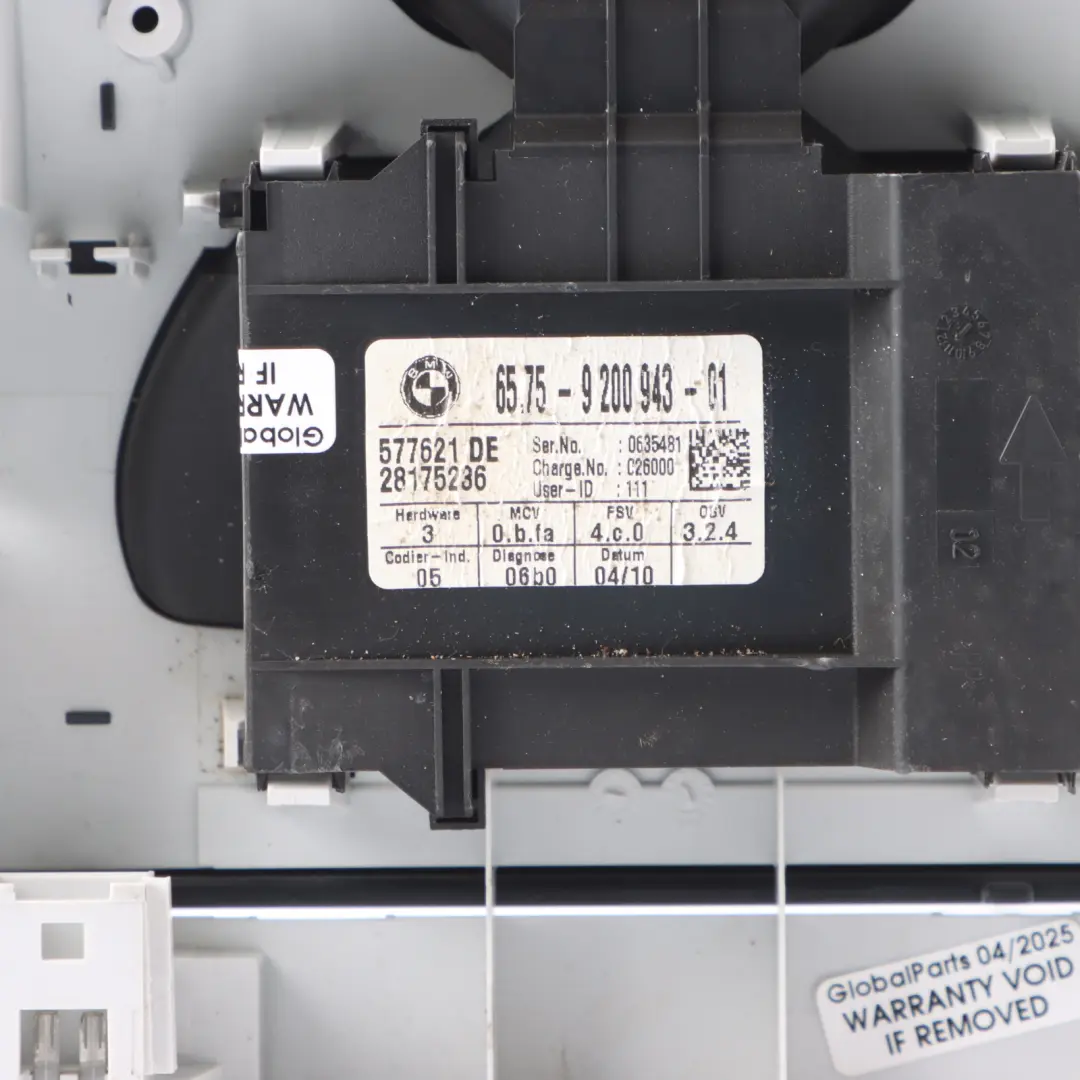 Dachhimmel Innenraum Leselampe Hinten für BMW E82 E90 E91 mit Teilenummer 9201639 BMW E82 E90 E91 Dachhimmel Innenraum Leselampe Hinten - SKU 9201639-3 - Teilenummer 9201639