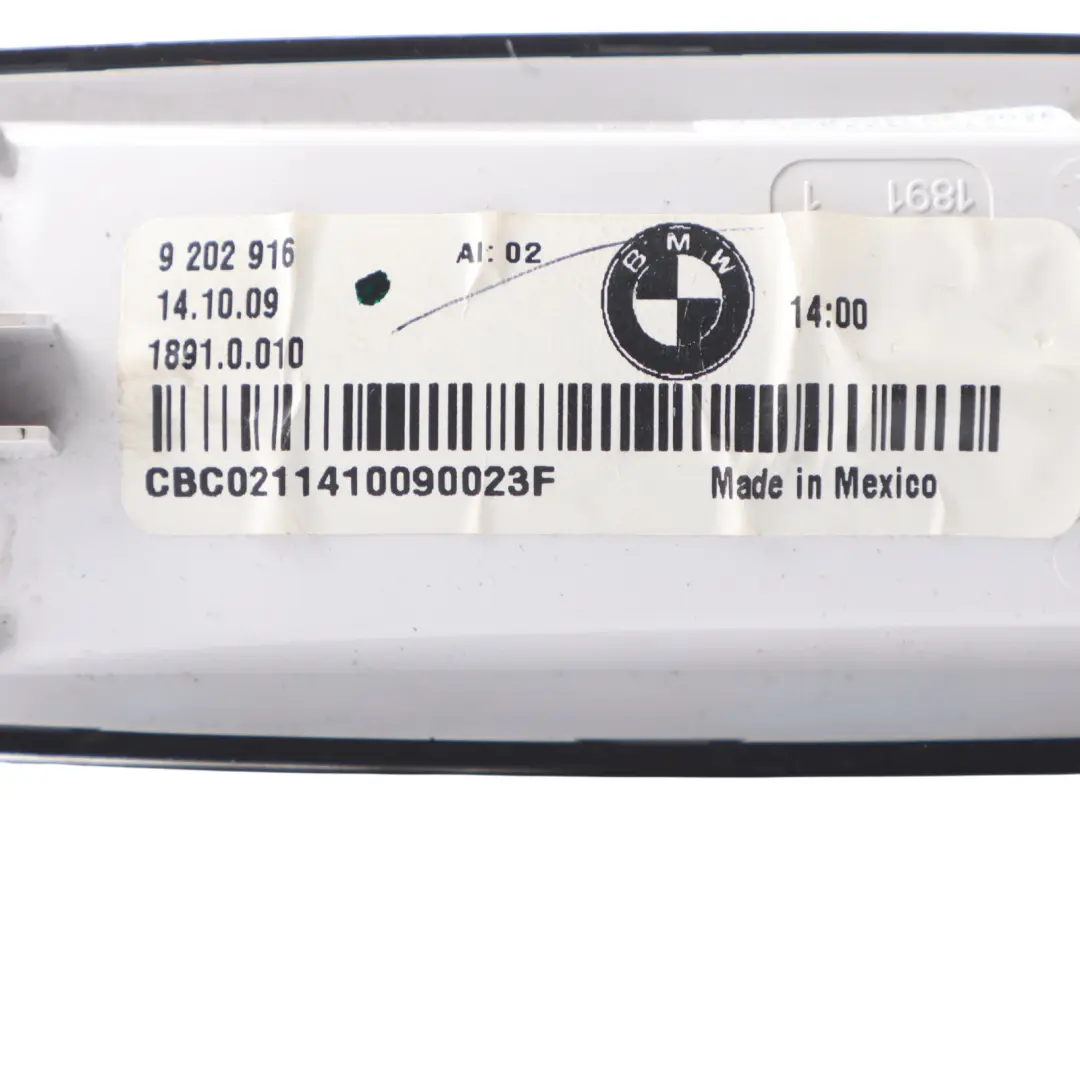 Garniture Toit Intérieur Liseuse Arrière Centre pour BMW X1 E84 à propos du numéro de pièce 9202916 BMW X1 E84 Garniture Toit Intérieur Liseuse Arrière Centre - SKU 9202916 - Numéro de pièce 9202916