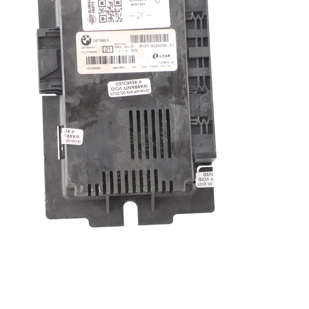 BMW E84 Footwell Luz Módulo Unidad De Control ECU PL2 FRM3R - SKU 9224592-3 - Número de pieza 9224592