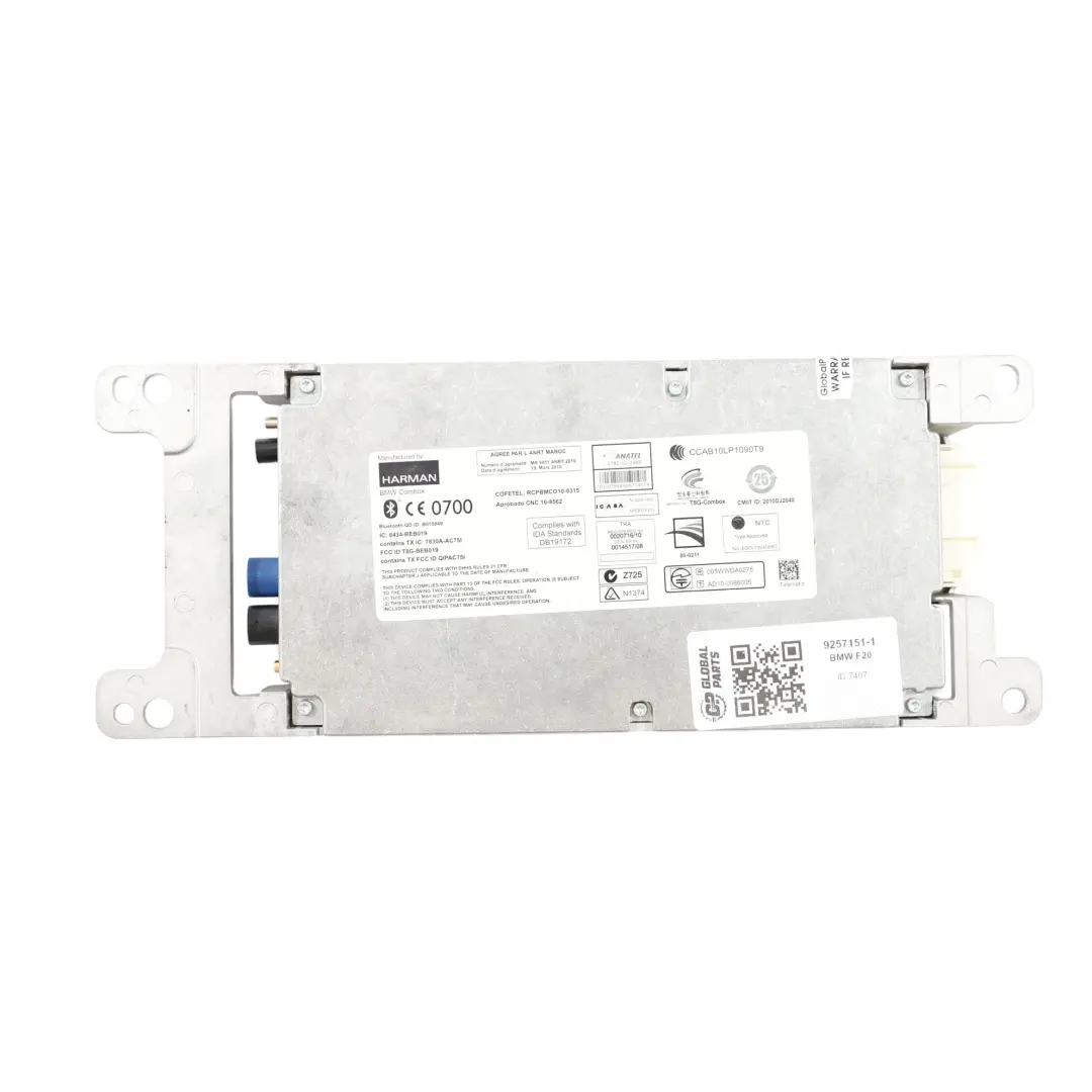 Module Télématique BMW F20 F30 Unité De Contrôle Bluetooth Combox pour à propos du numéro de pièce 9257151 Module Télématique BMW F20 F30 Unité De Contrôle Bluetooth Combox - SKU 9257151-1 - Numéro de pièce 9257151