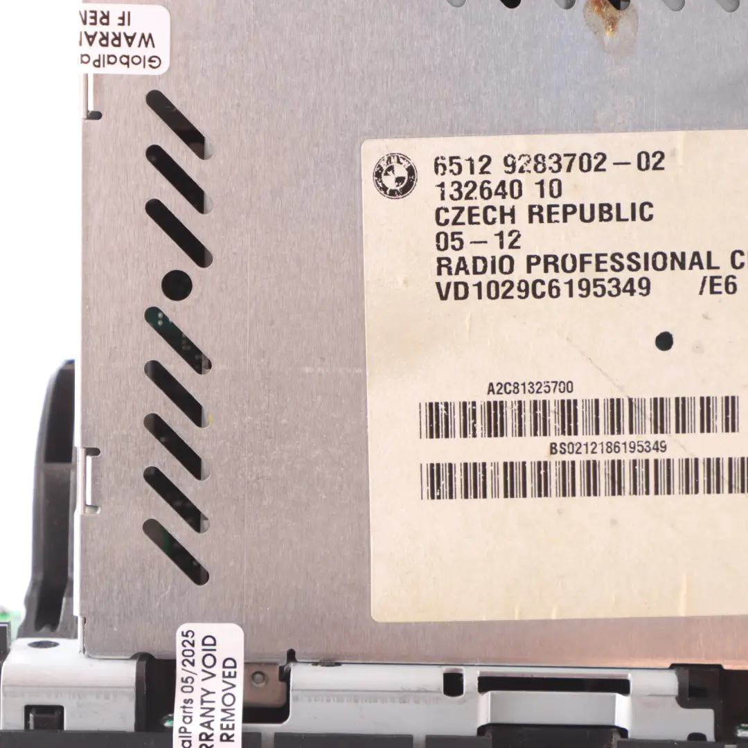 Radio Professional CD BMW E81 E82 E87 E88 E90 E91 E92 E93 Audio Player to with Part number 9283702 Radio Professional CD BMW E81 E82 E87 E88 E90 E91 E92 E93 Audio Player - SKU 9283702 - Part number 9283702