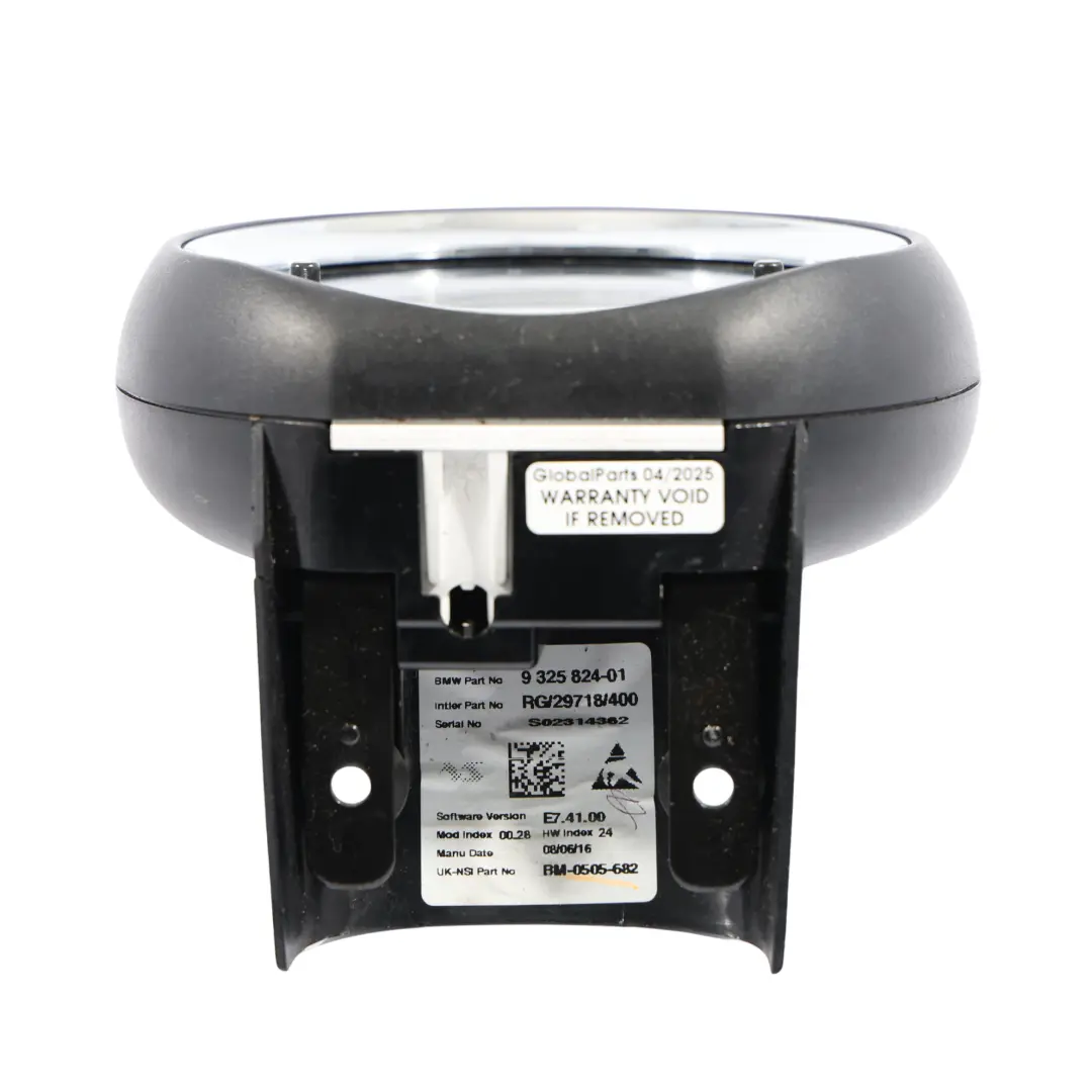 Tachymètre Jauge Révolution Compteur Manuel pour Mini R55 LCI R60 Diesel à propos du numéro de pièce 9325824 Mini R55 LCI R60 Diesel Tachymètre Jauge Révolution Compteur Manuel - SKU 9325824-1 - Numéro de pièce 9325824