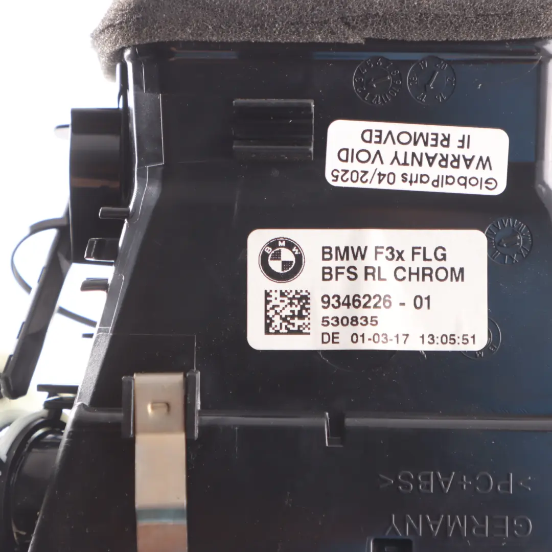 BMW F30 F31 F32 F33 Front Dashboard Air Vent Grille Nozzle Left N/S - SKU 9346226-1 - Part number 9346226