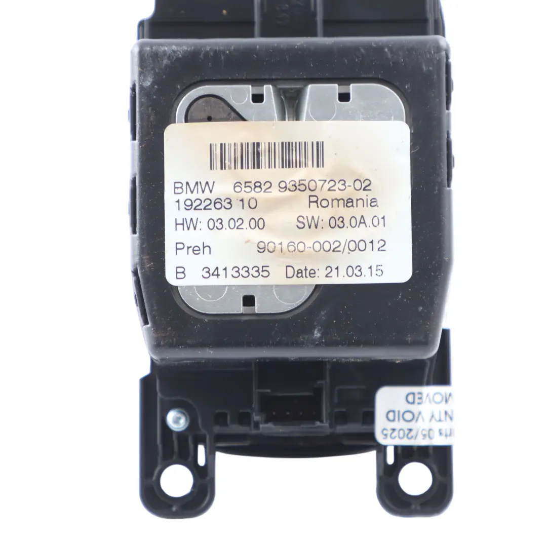 iDRIVE Controller BMW F10 F20 F21 F30 F80 1 Unit Knob Switch Module to with Part number 9350723 iDRIVE Controller BMW F10 F20 F21 F30 F80 1 Unit Knob Switch Module - SKU 9350723-1 - Part number 9350723