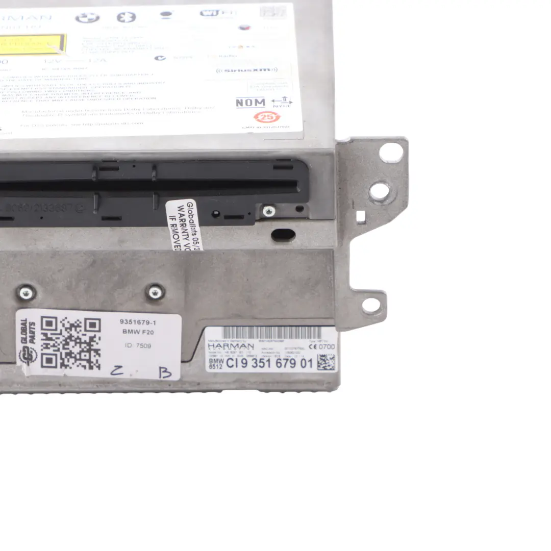 Navigation Sat Nav Head Unit High to BMW F10 F20 F22 F30 with Part number 9351679 BMW F10 F20 F22 F30 Navigation Sat Nav Head Unit High - SKU 9351679-1 - Part number 9351679