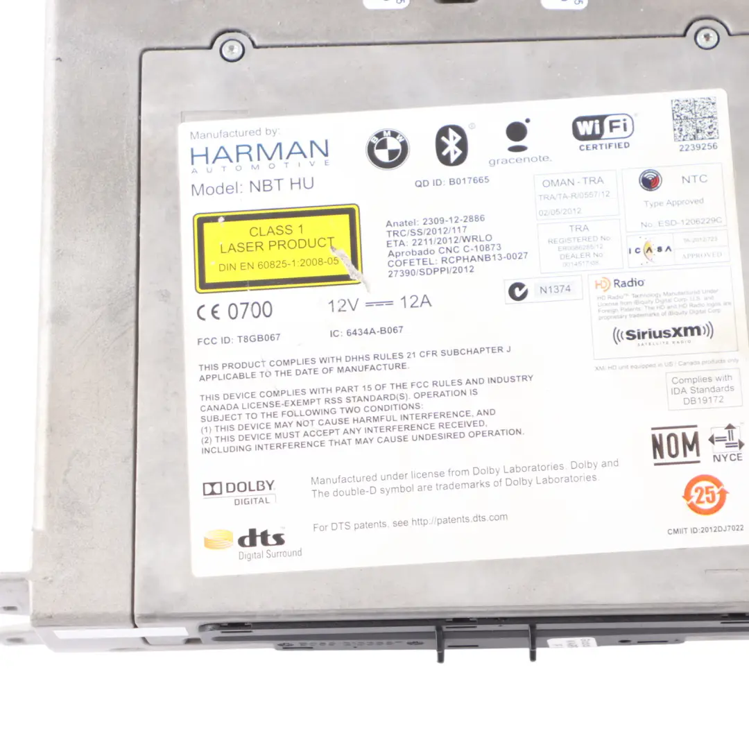 Navigation Sat Nav Head Unit High to BMW F10 F20 F22 F30 with Part number 9351679 BMW F10 F20 F22 F30 Navigation Sat Nav Head Unit High - SKU 9351679-1 - Part number 9351679