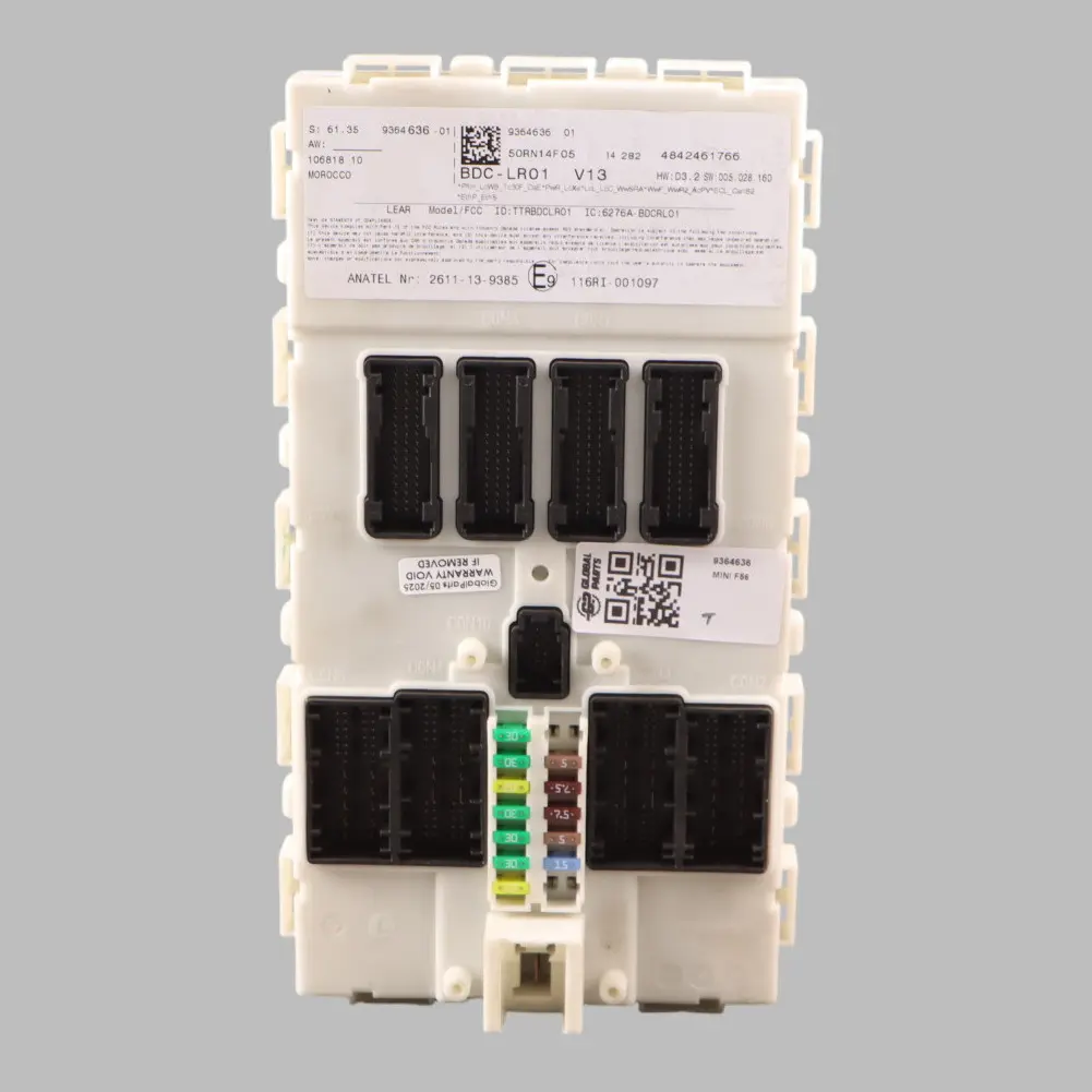 Modulo Unità Di Controllo ECU BDC per Mini F54 F55 F56 F60 con numero di parte 9364636 Mini F54 F55 F56 F60 Modulo Unità Di Controllo ECU BDC - SKU 9364636 - Numero di parte 9364636