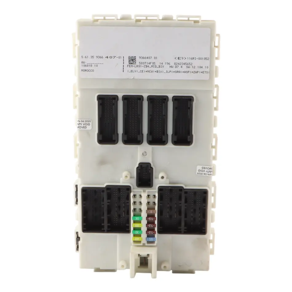 BMW F20 F21 F30 F31 F32 Module Confort Carrosserie Commande FEM ECU LR01 9366407