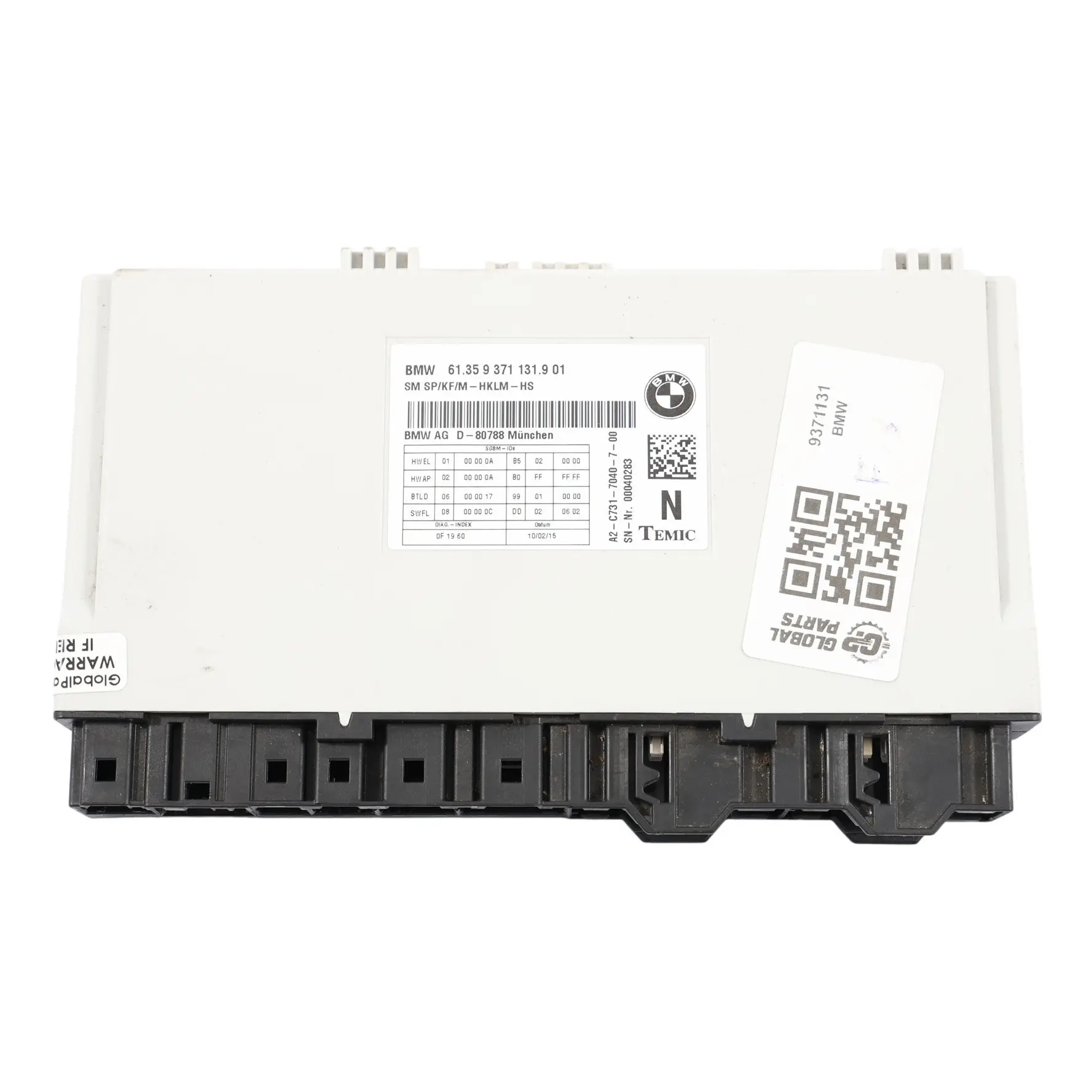 Sitz Steuergerät BMW F30 F36 Vordersitz Modul Einheit Controller ECU 9371131
