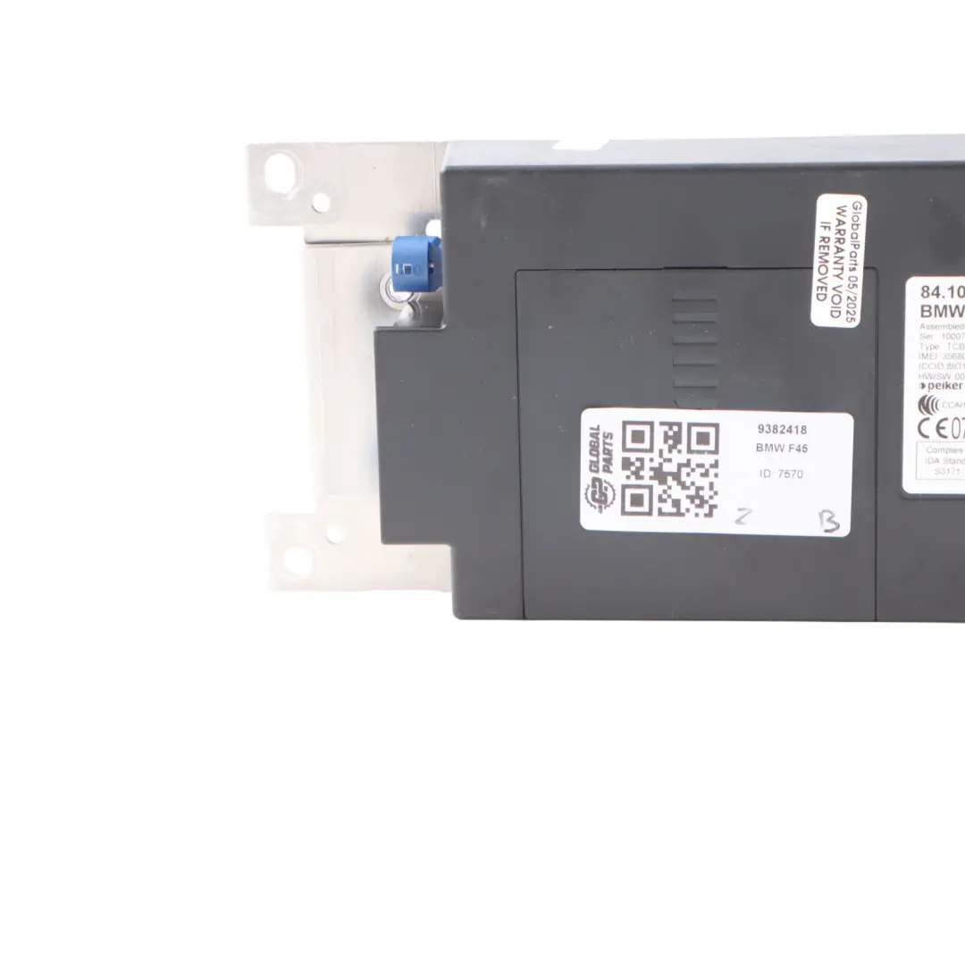 BMW F45 X1 F48 G30 Module Télématique Commande Téléphonique Bluetooth - SKU 9382418 - Numéro de pièce 9382418