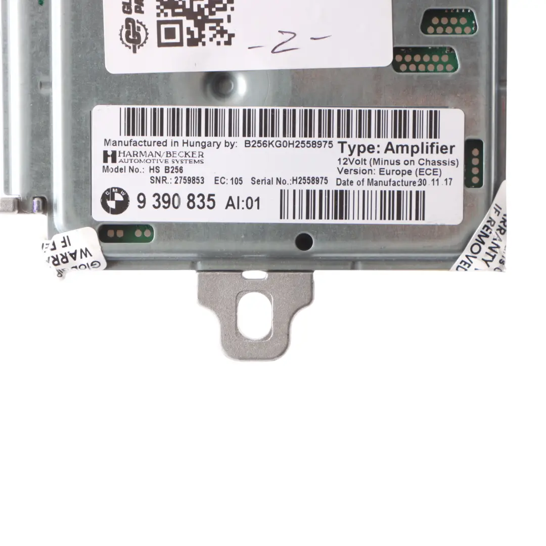 Amplificatore Audio BMW X5 F15 X6 F16 Active Harman Becker Design per con numero di parte 9390835 Amplificatore Audio BMW X5 F15 X6 F16 Active Harman Becker Design - SKU 9390835 - Numero di parte 9390835