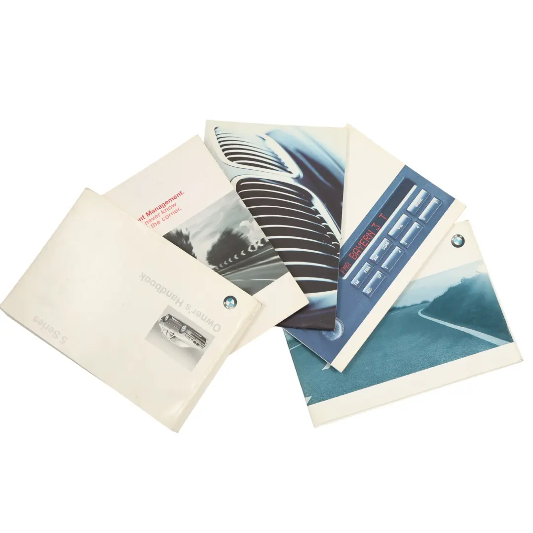 BMW E39 Serviceheft Besitzerhandbuch Tasche Etui Brieftasche Set - SKU 9790811 - Teilenummer 9790811