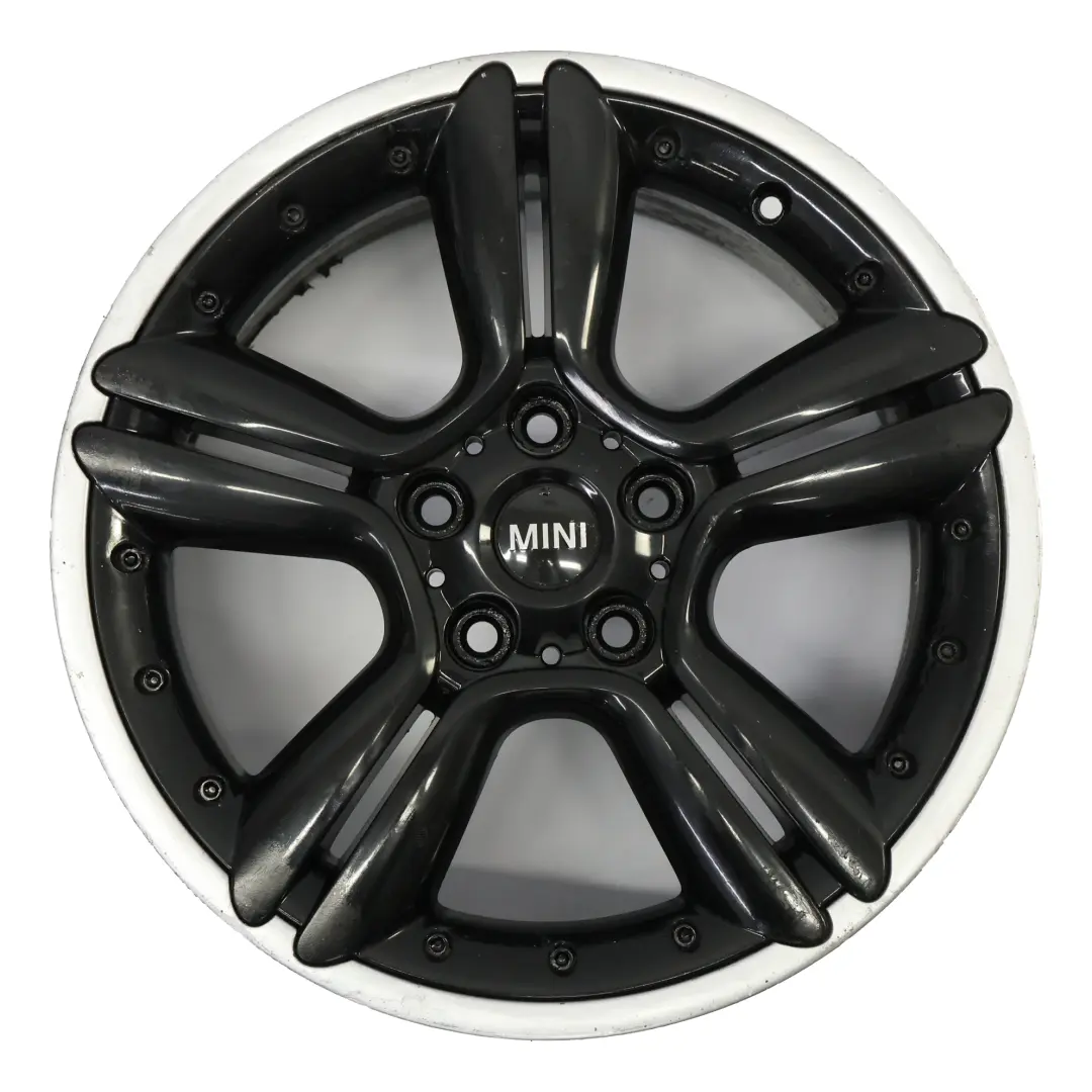 Mini Cooper R60 R61 Black Wheel Alloy Rim 18" ET:52 7,5J 5-Star Double Spoke 127 - SKU 9803727-7 - Part number 9803727