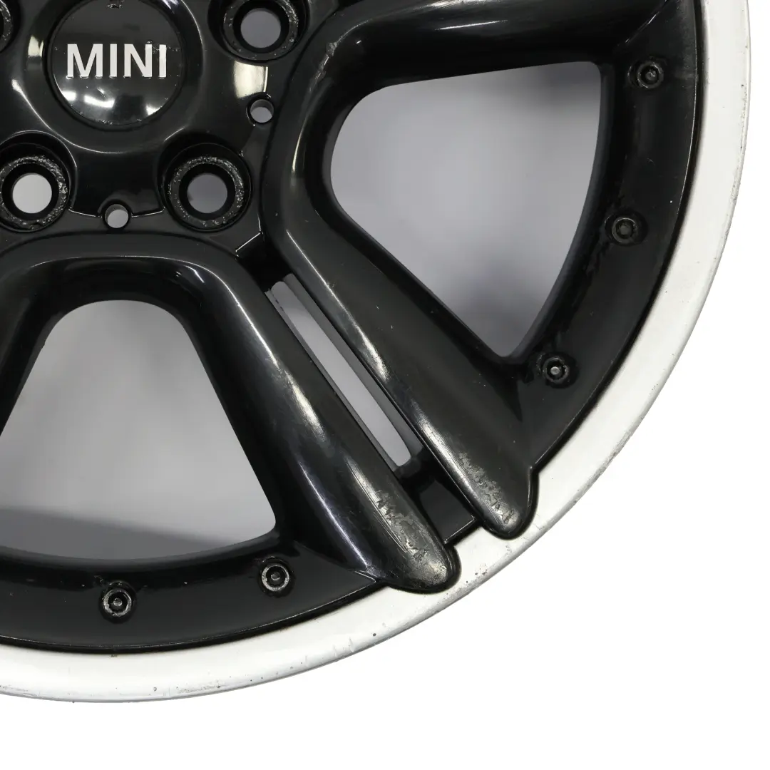 Mini Cooper R60 R61 Black Wheel Alloy Rim 18" ET:52 7,5J 5-Star Double Spoke 127 - SKU 9803727-7 - Part number 9803727