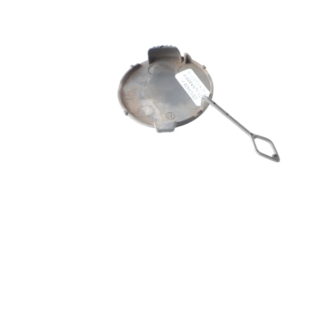 Cap Towing Eye Rear Bumper Left N/S Royal Grey - A48 to Mini Cooper R60 Cover with Part number 9805941 Mini Cooper R60 Cover Cap Towing Eye Rear Bumper Left N/S Royal Grey - A48 - SKU 9805941-ROG - Part number 9805941