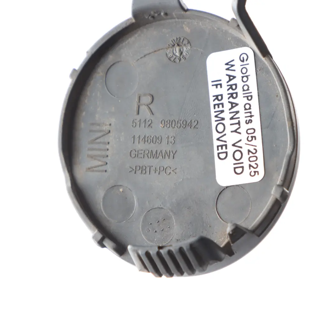 Flap Towing Eye Rear Bumper Right O/S Royal Grey - A48 to Mini Cooper R60 Cover with Part number 9805942 Mini Cooper R60 Cover Flap Towing Eye Rear Bumper Right O/S Royal Grey - A48 - SKU 9805942-ROG - Part number 9805942