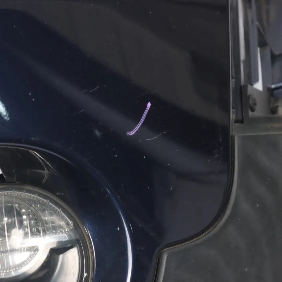 Front Bumper Trim Panel Cover Cosmic Blue Metallic - B13 to Mini R60 Countryman with Part number 9806063 Mini R60 Countryman Front Bumper Trim Panel Cover Cosmic Blue Metallic - B13 - SKU 9806063-COB - Part number 9806063